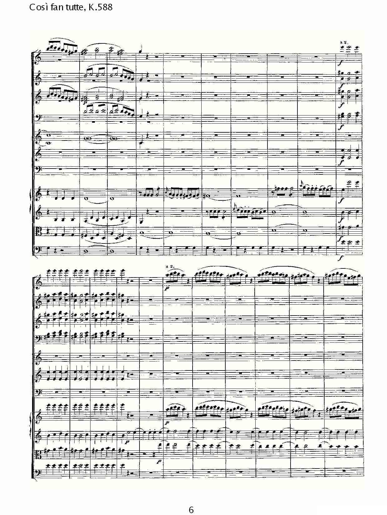 Cosě fan tutte, K.588其它曲谱（图6）
