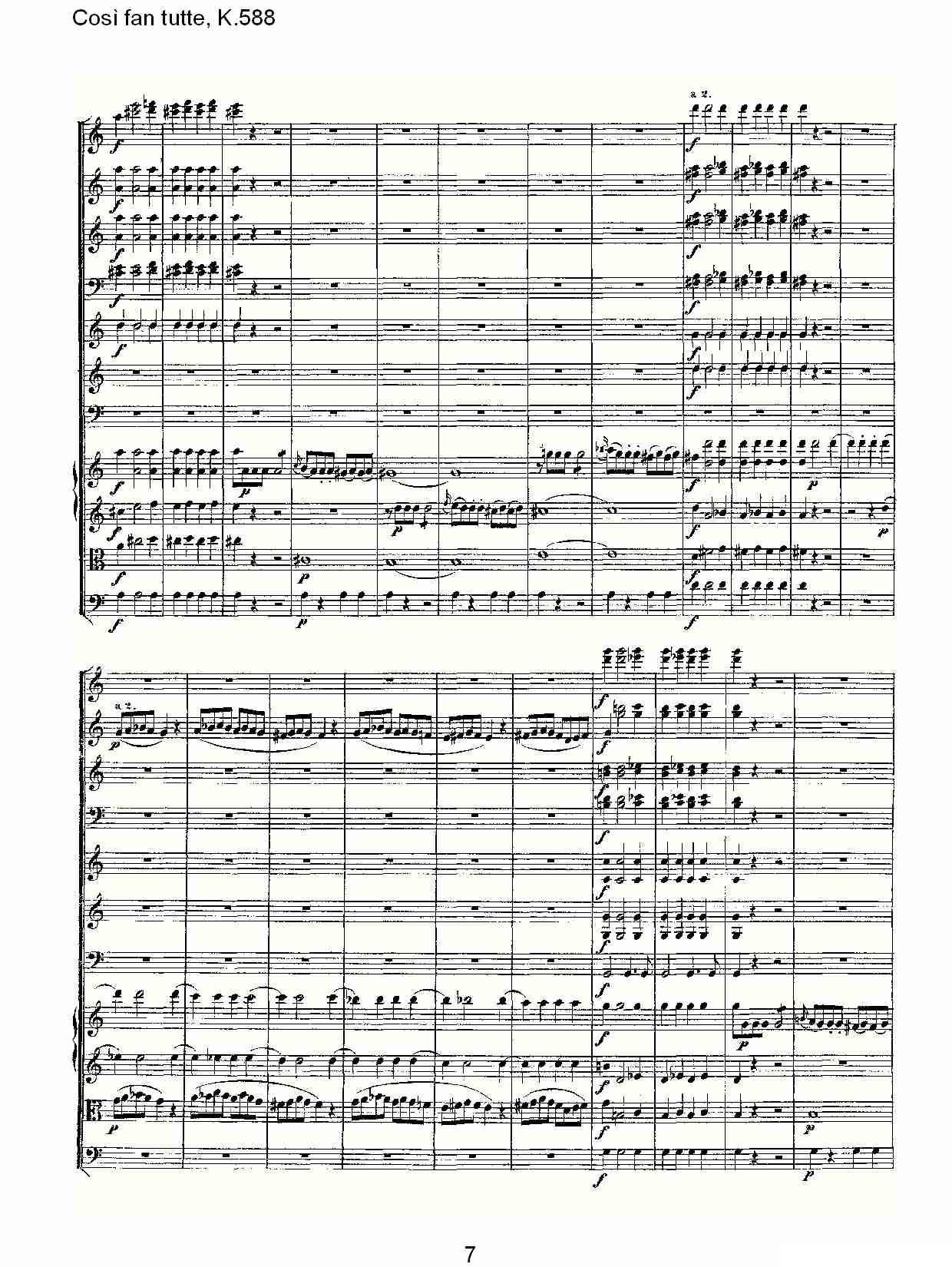 Cosě fan tutte, K.588其它曲谱（图7）