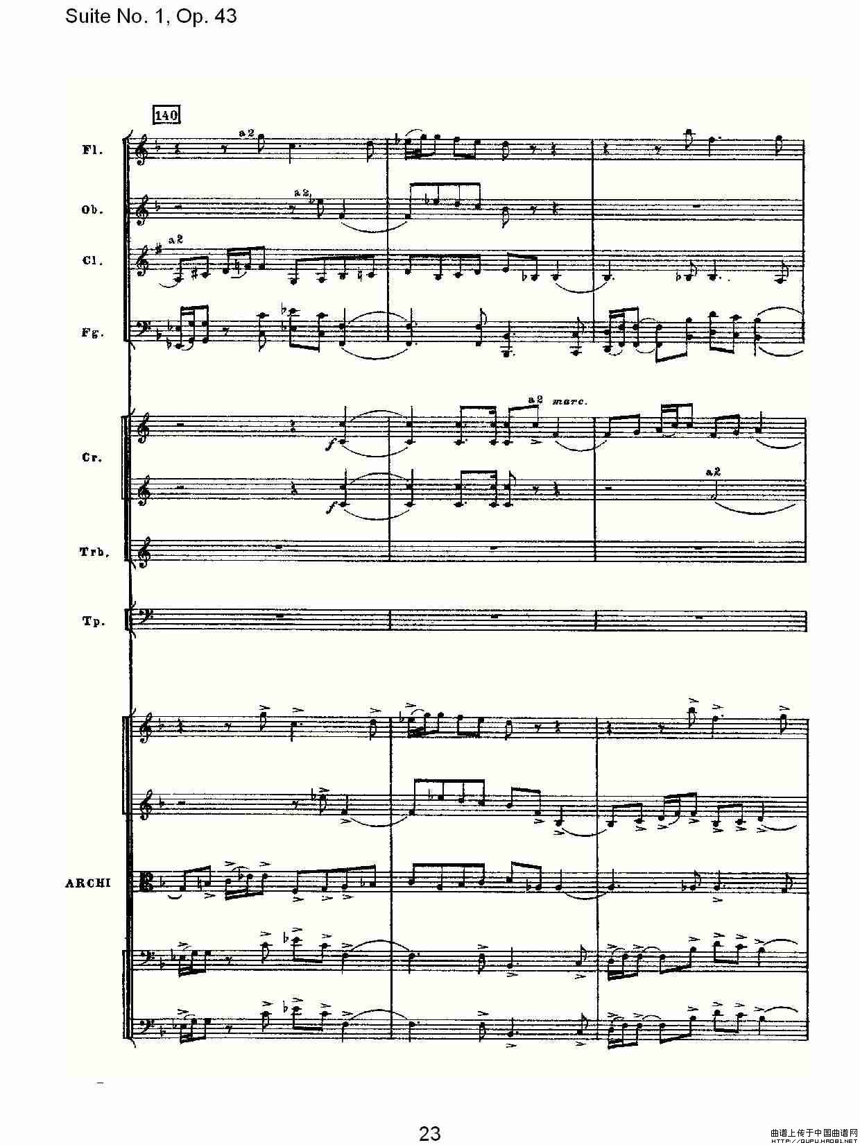 Suite No.1, Op.43   第一套曲,Op.43第一乐章（一）其它曲谱（图12）