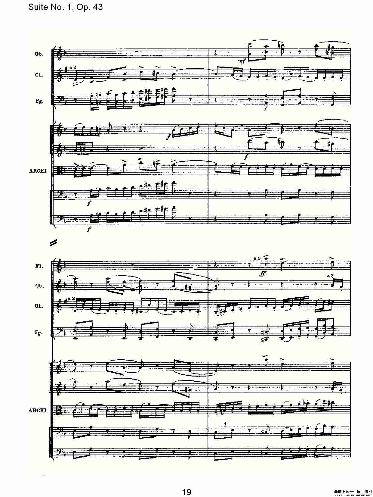 Suite No.1, Op.43   第一套曲,Op.43第一乐章（一）其它曲谱（图10）