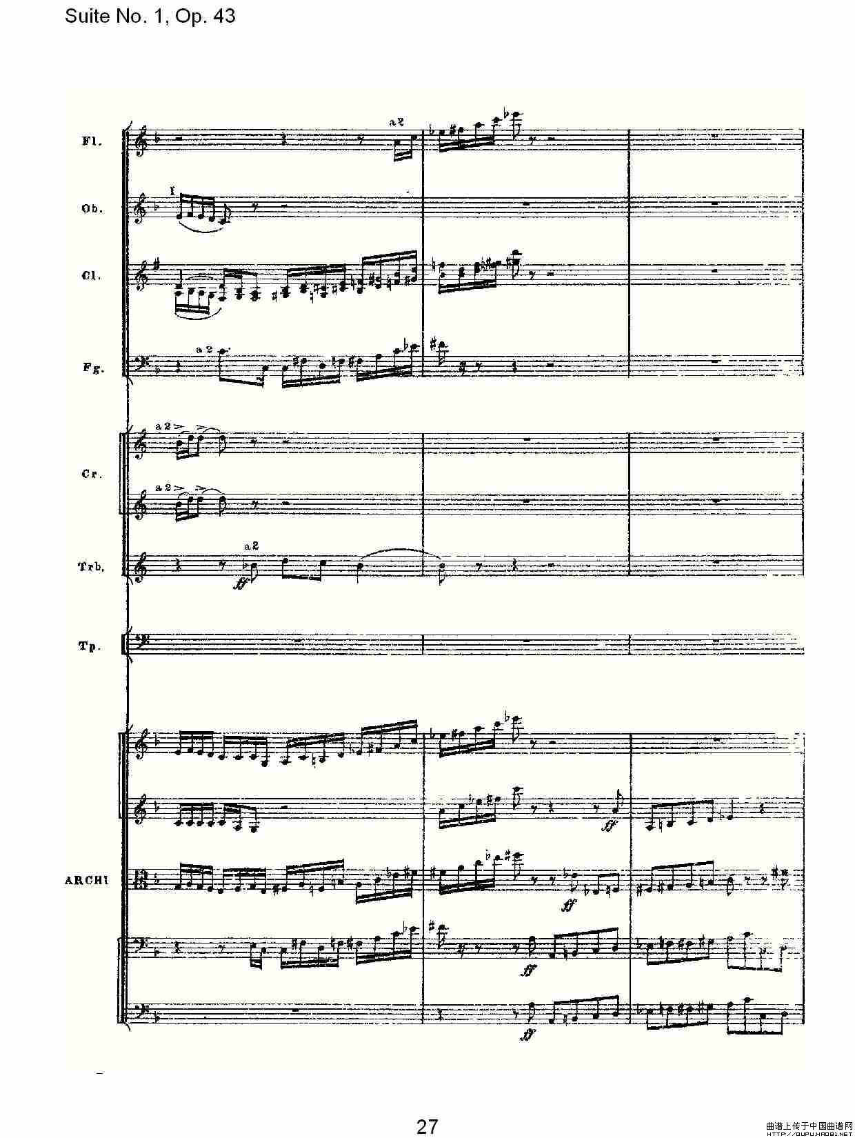 Suite No.1, Op.43   第一套曲,Op.43第一乐章（一）其它曲谱（图14）