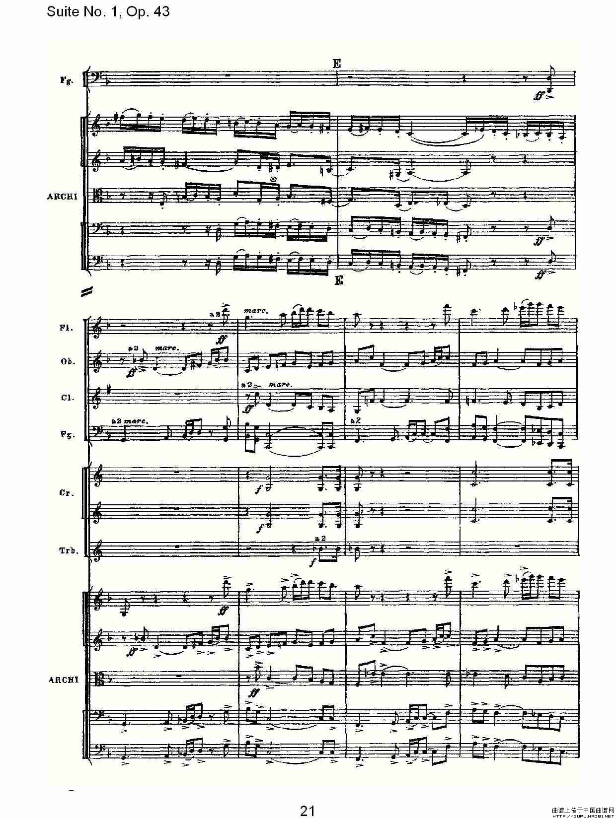 Suite No.1, Op.43   第一套曲,Op.43第一乐章（一）其它曲谱（图11）
