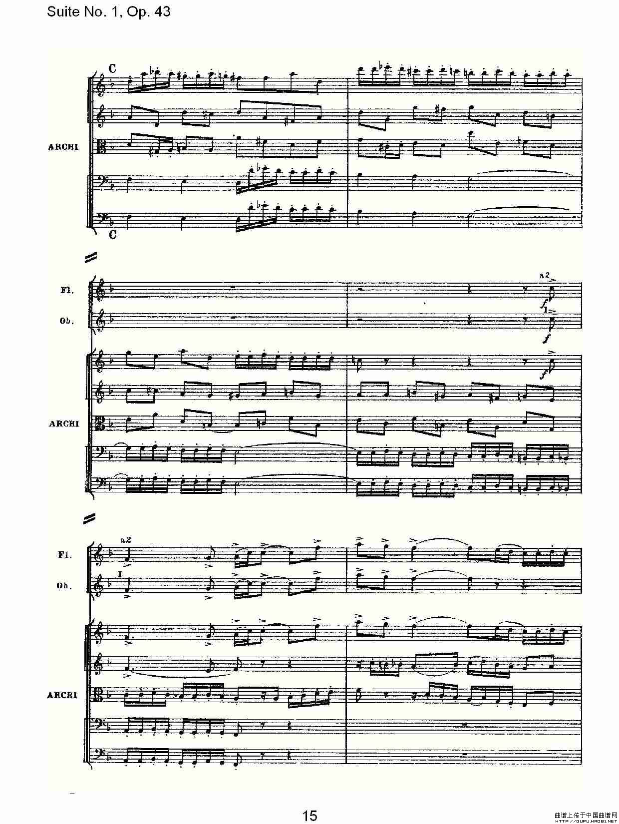Suite No.1, Op.43   第一套曲,Op.43第一乐章（一）其它曲谱（图8）