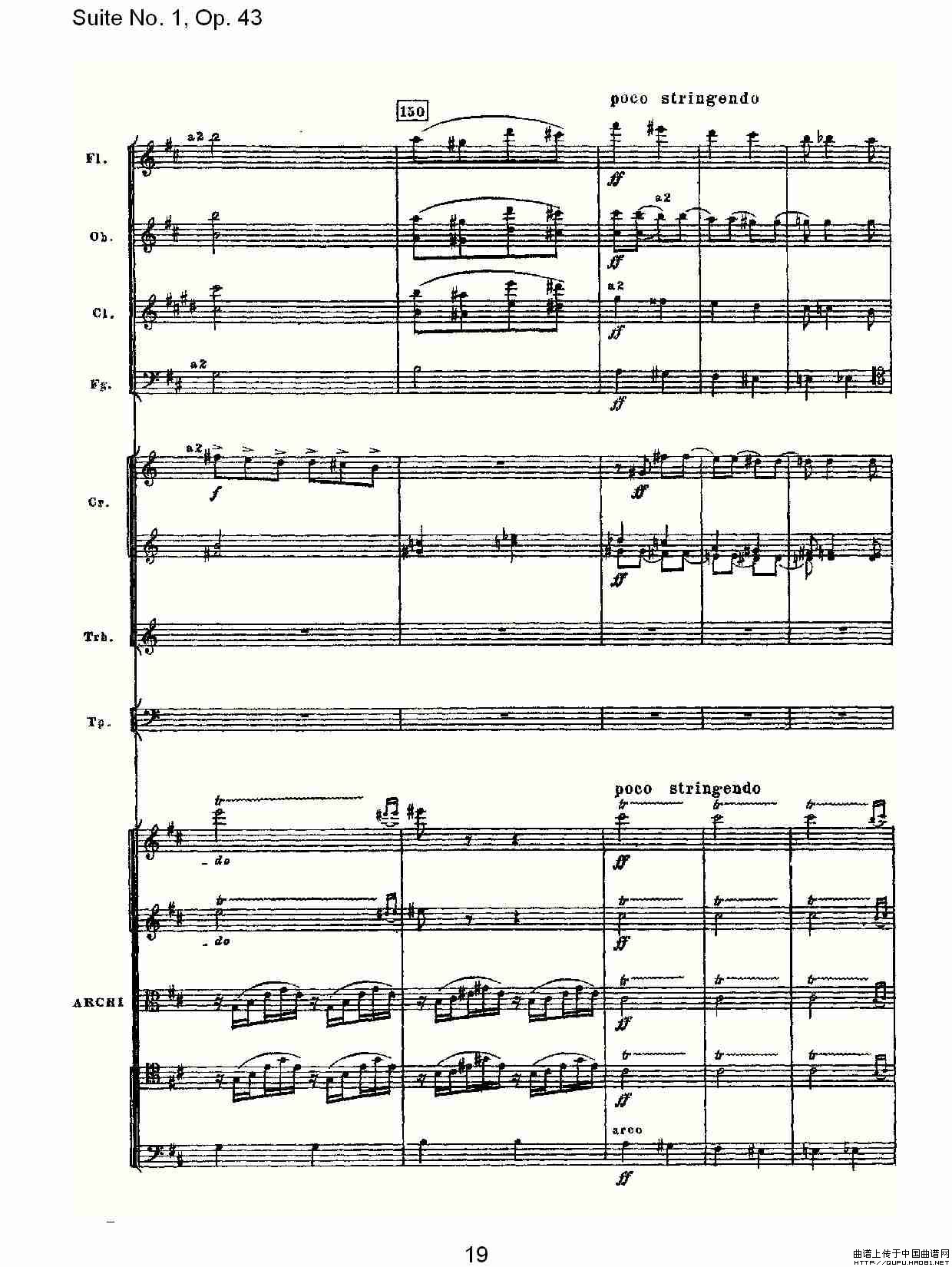 Suite No.1, Op.43   第一套曲,Op.43第三乐章其它曲谱（图10）