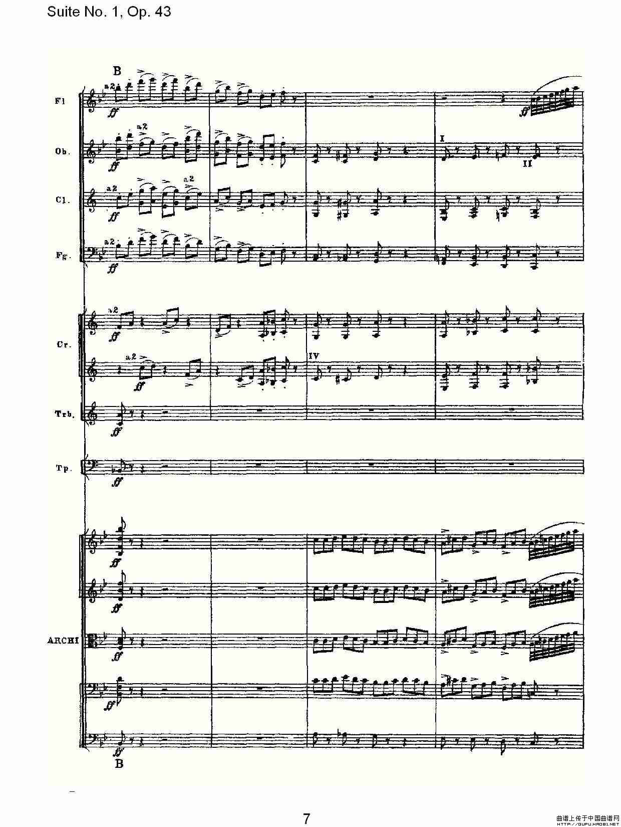Suite No.1, Op.43   第一套曲,Op.43第五乐章（一）其它曲谱（图4）