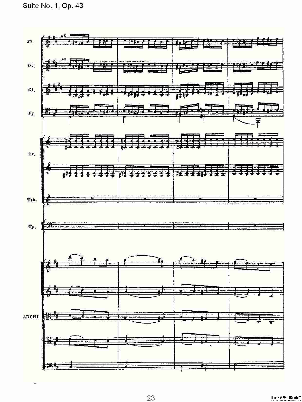 Suite No.1, Op.43   第一套曲,Op.43第三乐章其它曲谱（图12）