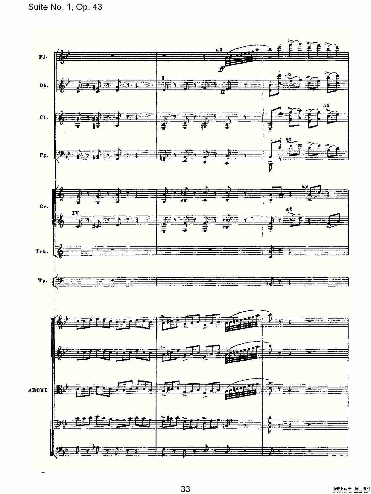 Suite No.1, Op.43   第一套曲,Op.43第五乐章（二）其它曲谱（图2）