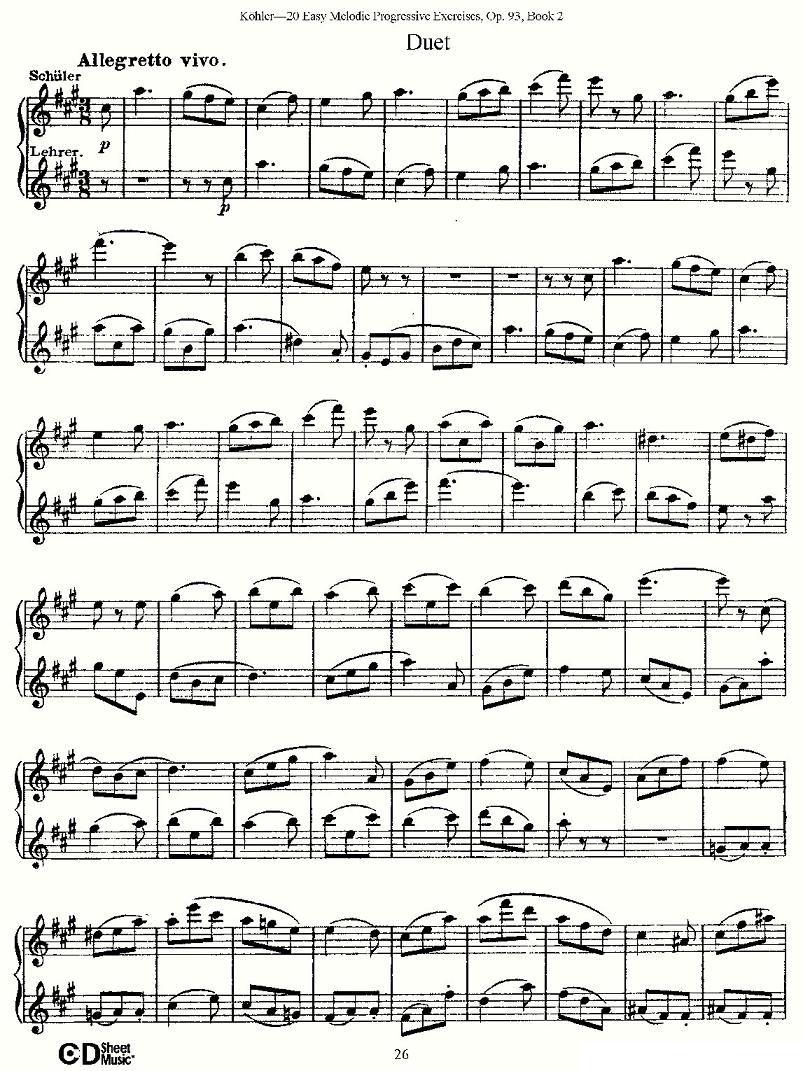 柯勒练习曲作品93号（二）其它曲谱（图26）
