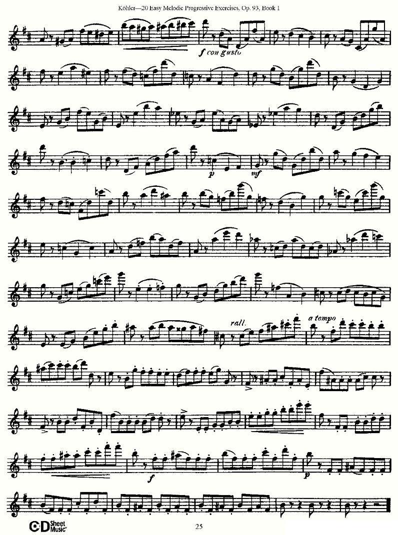 柯勒练习曲作品93号（一）其它曲谱（图25）