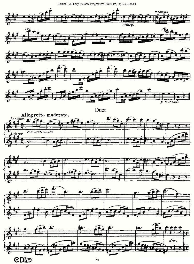 柯勒练习曲作品93号（一）其它曲谱（图29）