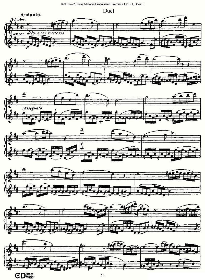 柯勒练习曲作品93号（一）其它曲谱（图26）