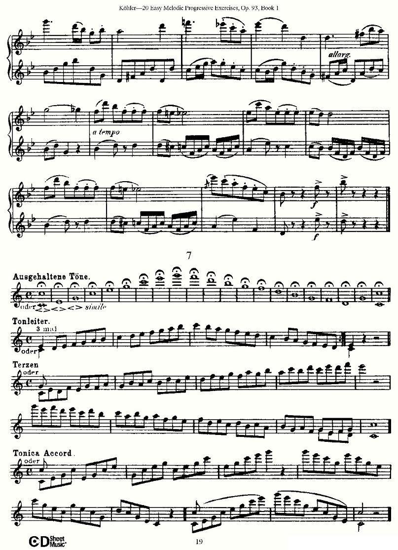 柯勒练习曲作品93号（一）其它曲谱（图19）
