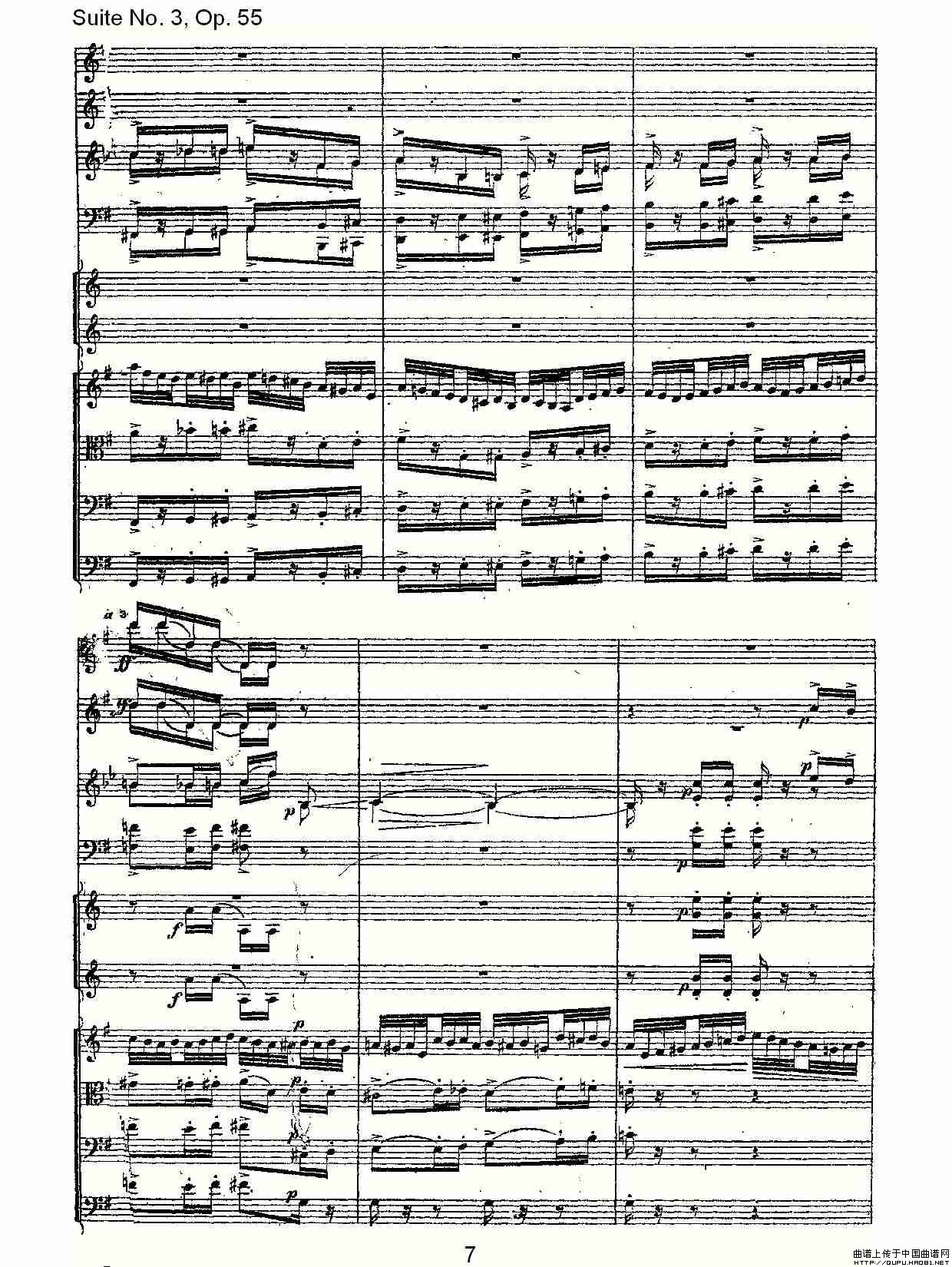 Suite No. 3, Op.55  第三套曲,Op.55第四乐章第一部（一）其它曲谱（图4）