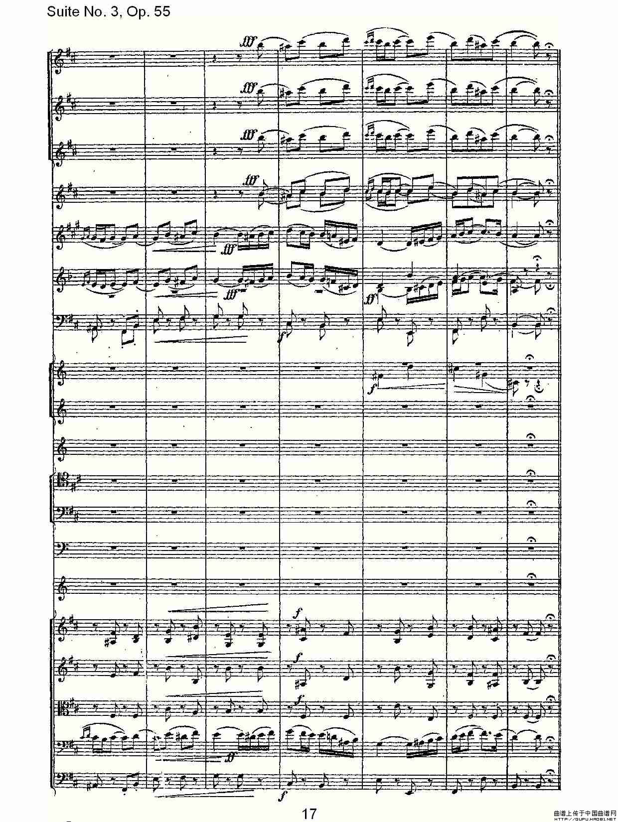Suite No. 3, Op.55  第三套曲,Op.55第四乐章第一部（一）其它曲谱（图9）