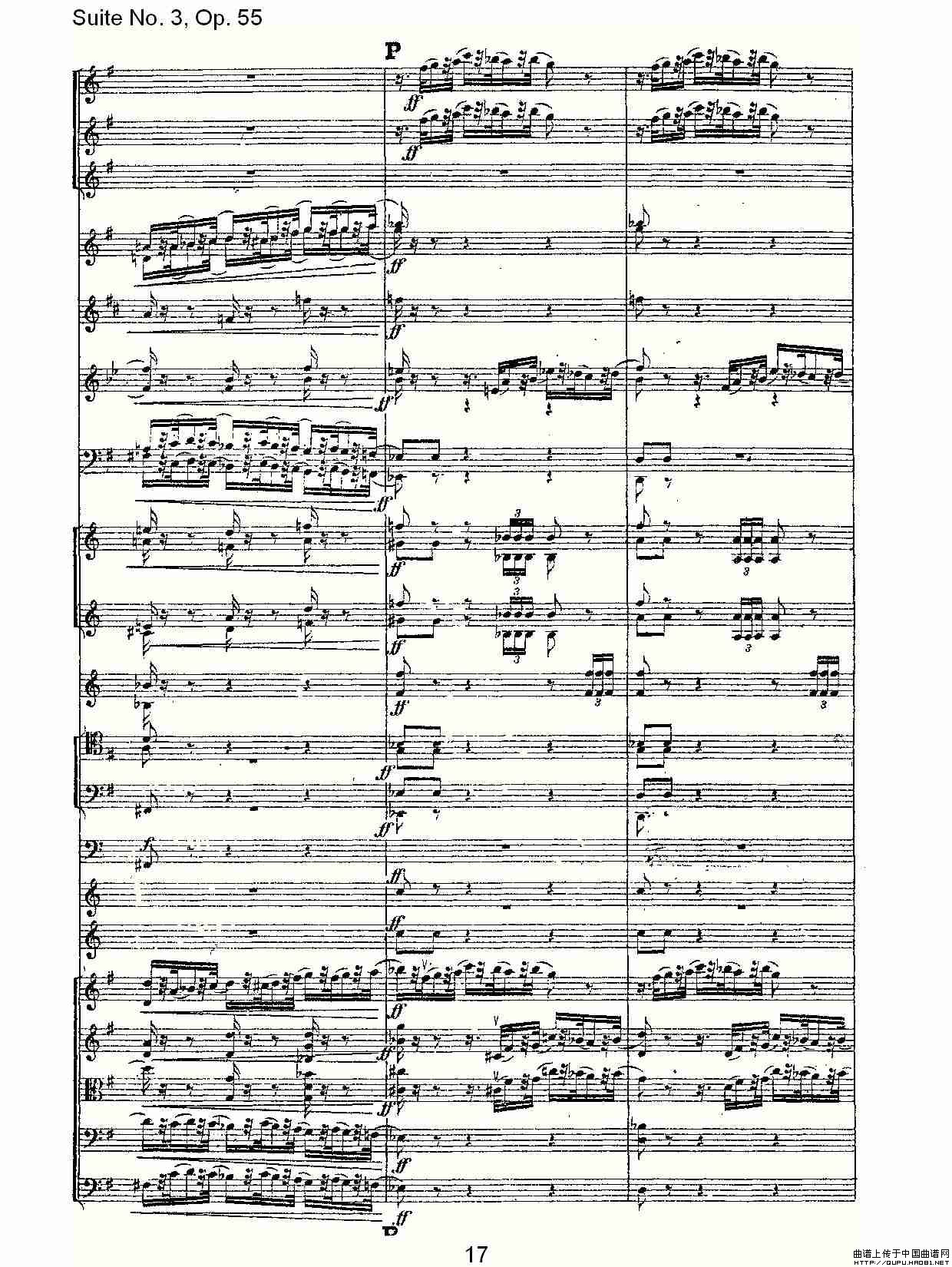 Suite No. 3, Op.55  第三套曲,Op.55第四乐章第二部（一）其它曲谱（图9）