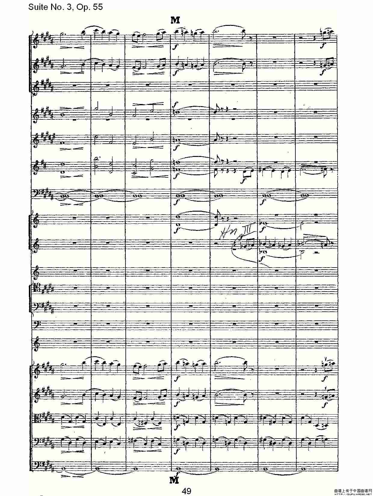 Suite No. 3, Op.55  第三套曲,Op.55第四乐章第一部（二）其它曲谱（图10）