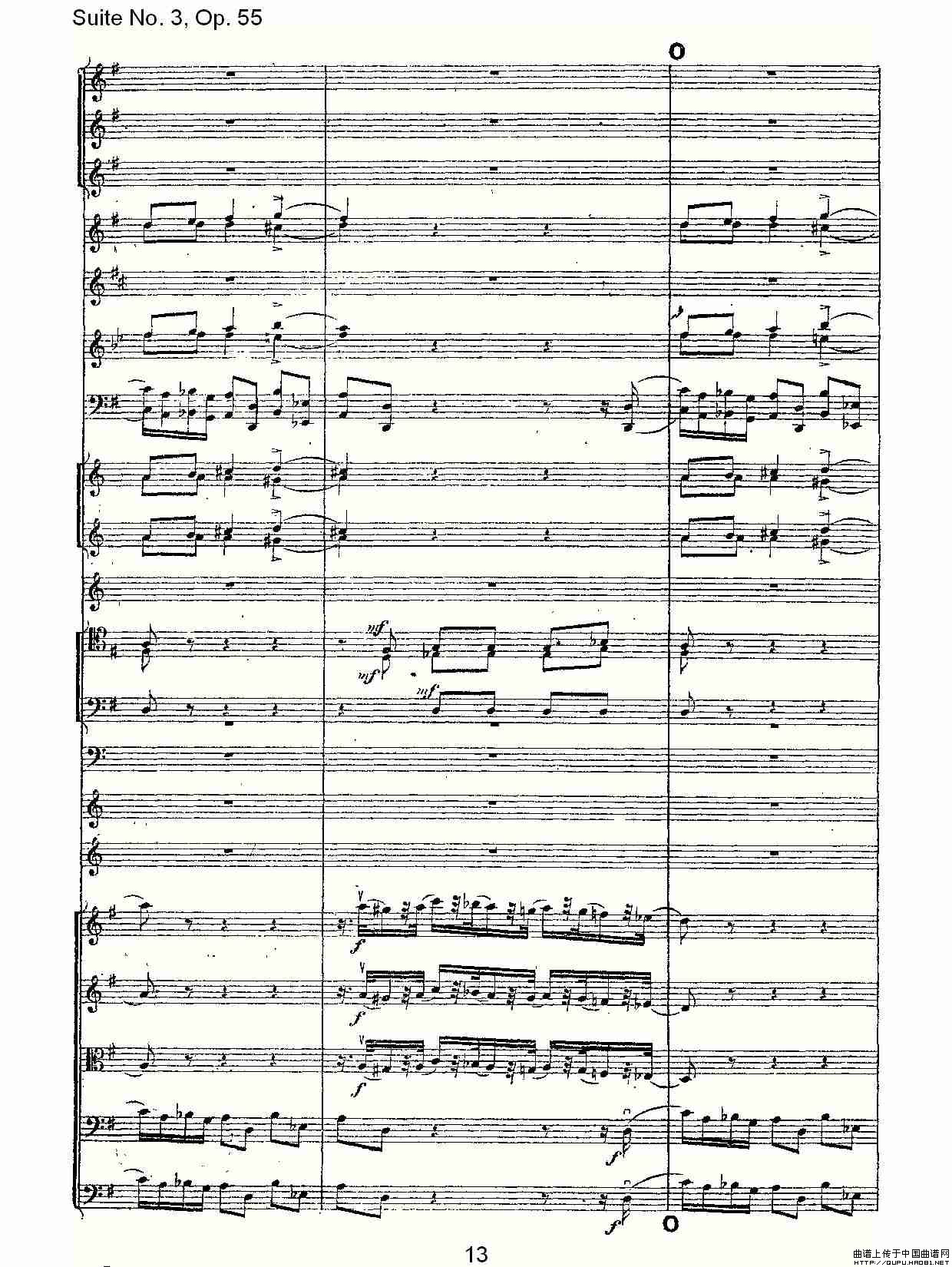 Suite No. 3, Op.55  第三套曲,Op.55第四乐章第二部（一）其它曲谱（图7）