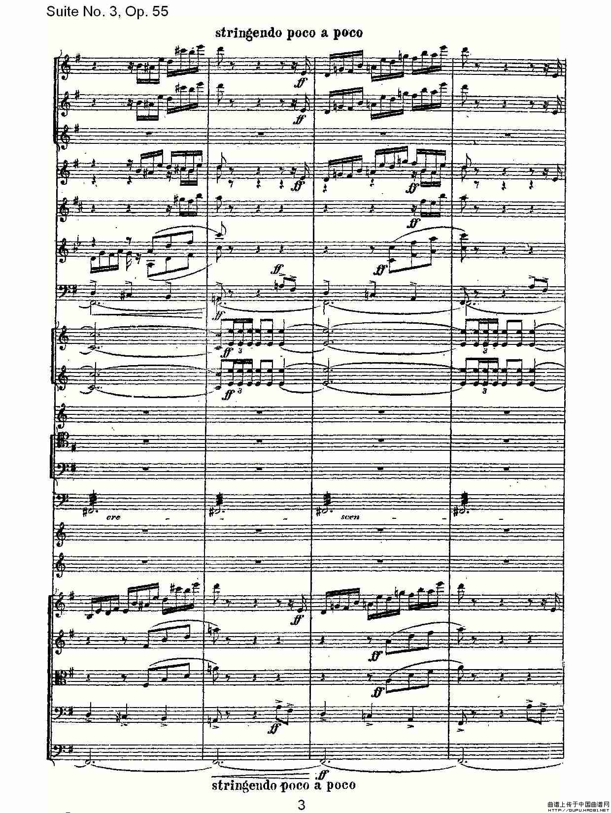 Suite No. 3, Op.55  第三套曲,Op.55第四乐章第二部（一）其它曲谱（图2）