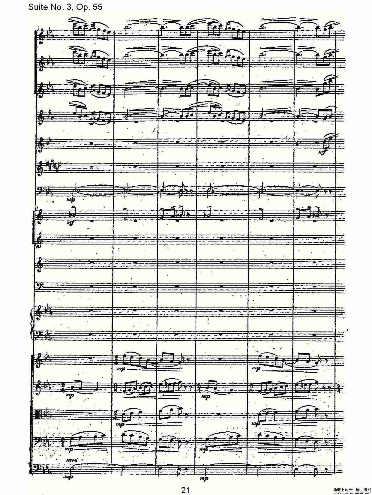 Suite No. 3, Op.55  第三套曲,Op.55第一乐章其它曲谱（图11）