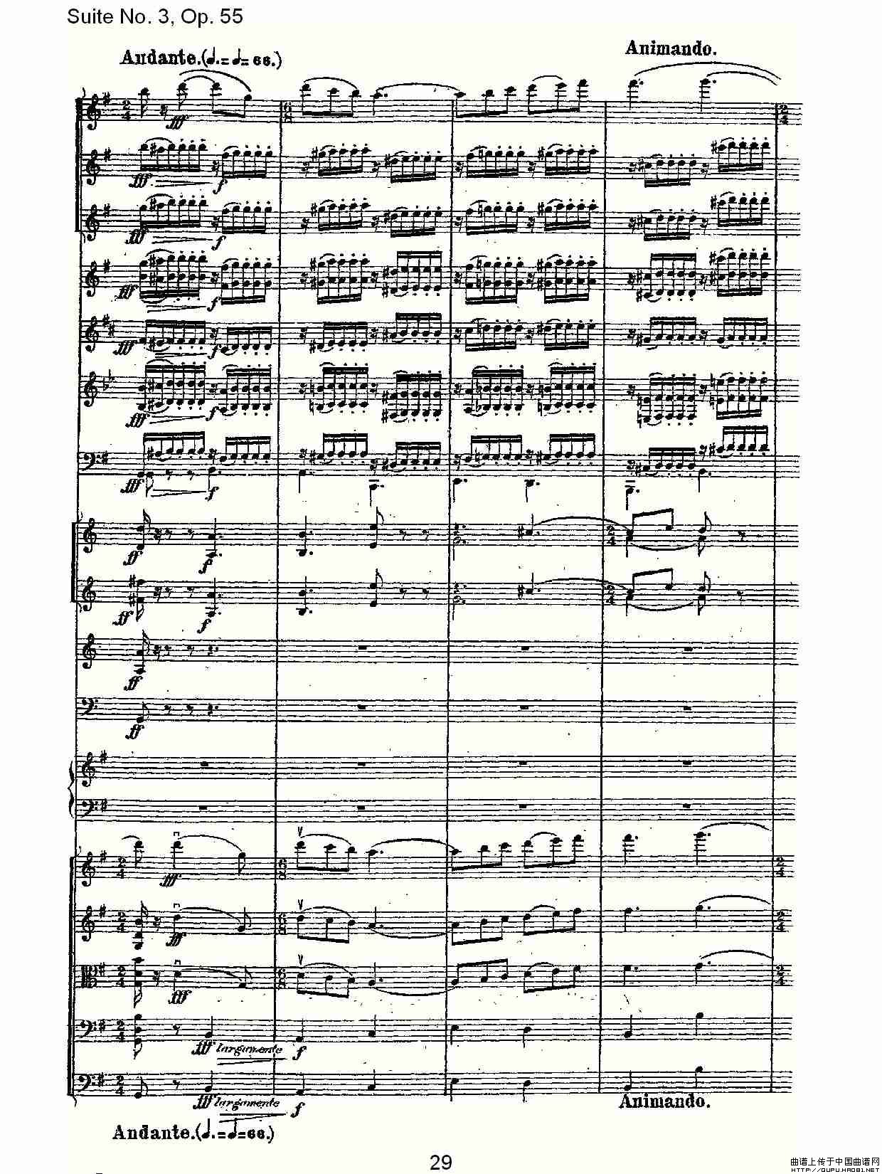 Suite No. 3, Op.55  第三套曲,Op.55第一乐章其它曲谱（图15）