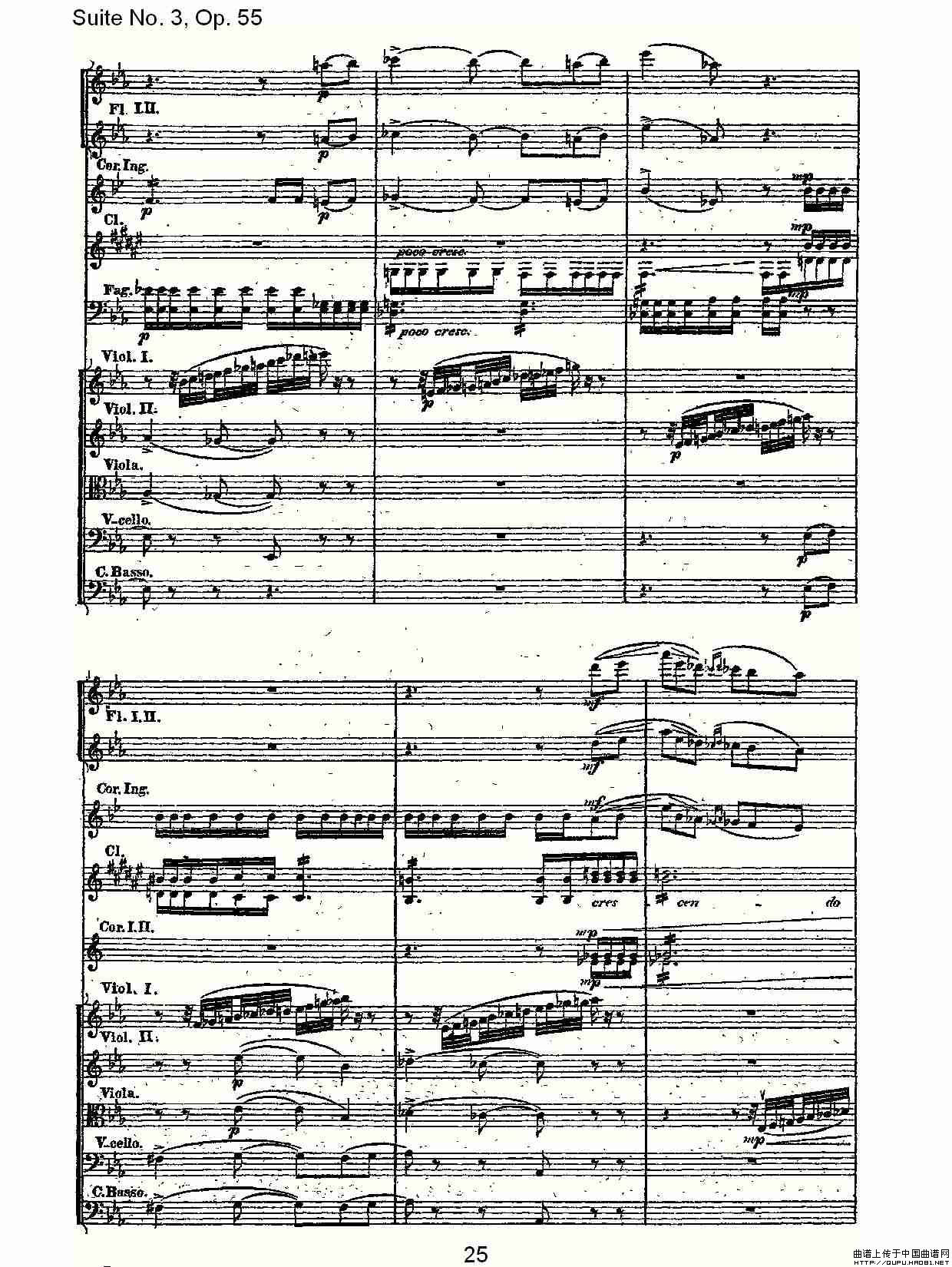 Suite No. 3, Op.55  第三套曲,Op.55第一乐章其它曲谱（图13）