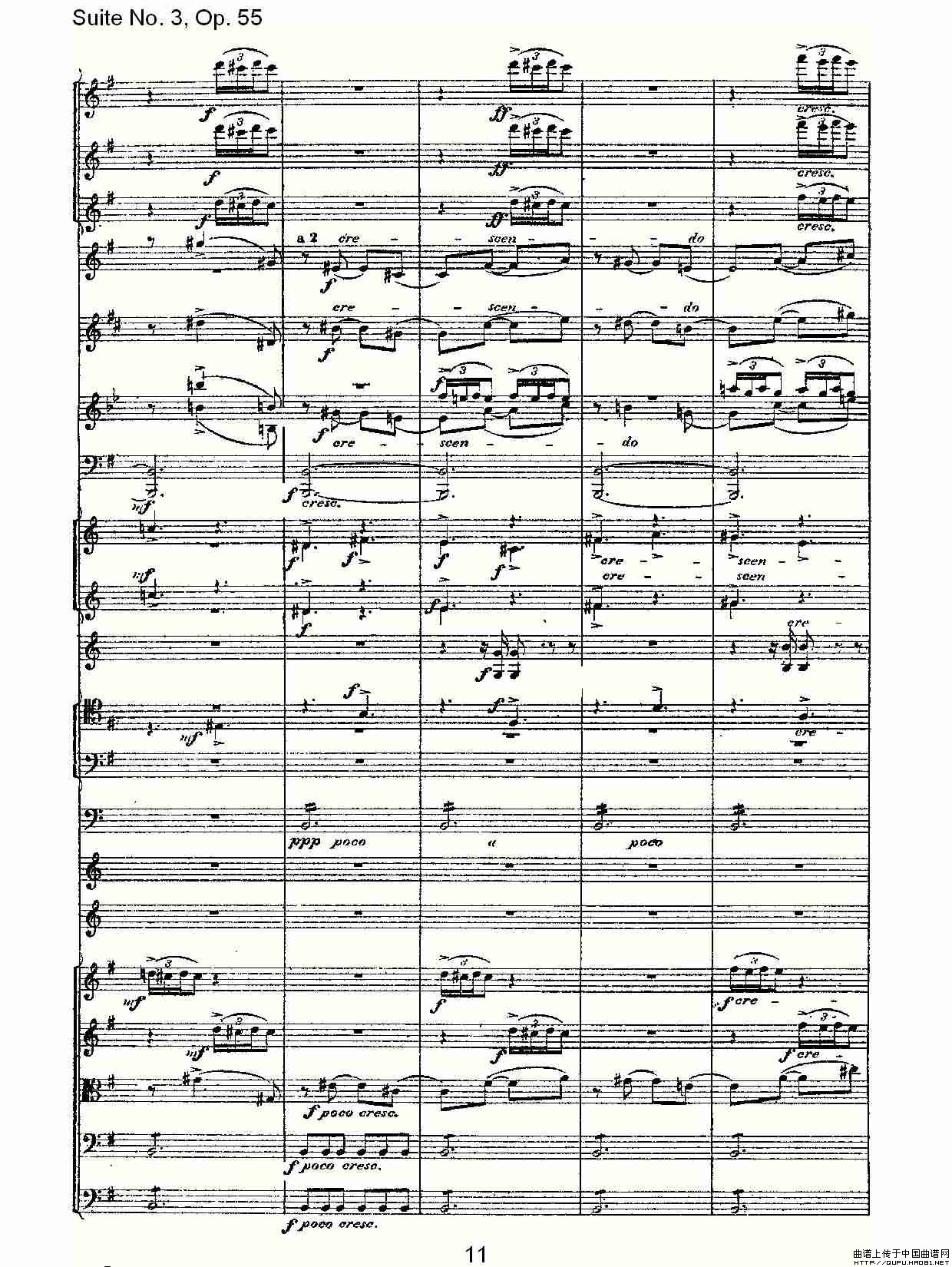 Suite No. 3, Op.55  第三套曲,Op.55第三乐章（一）其它曲谱（图6）
