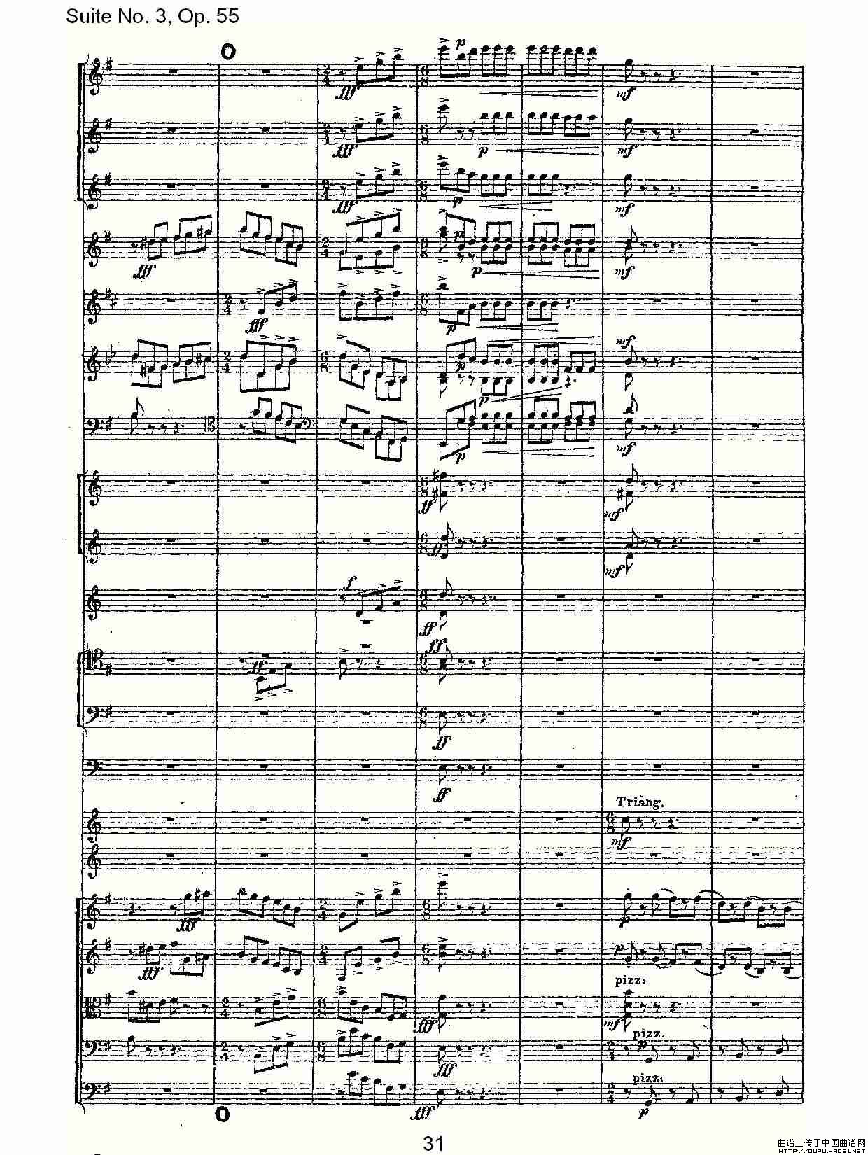 Suite No. 3, Op.55  第三套曲,Op.55第三乐章（二）其它曲谱（图1）