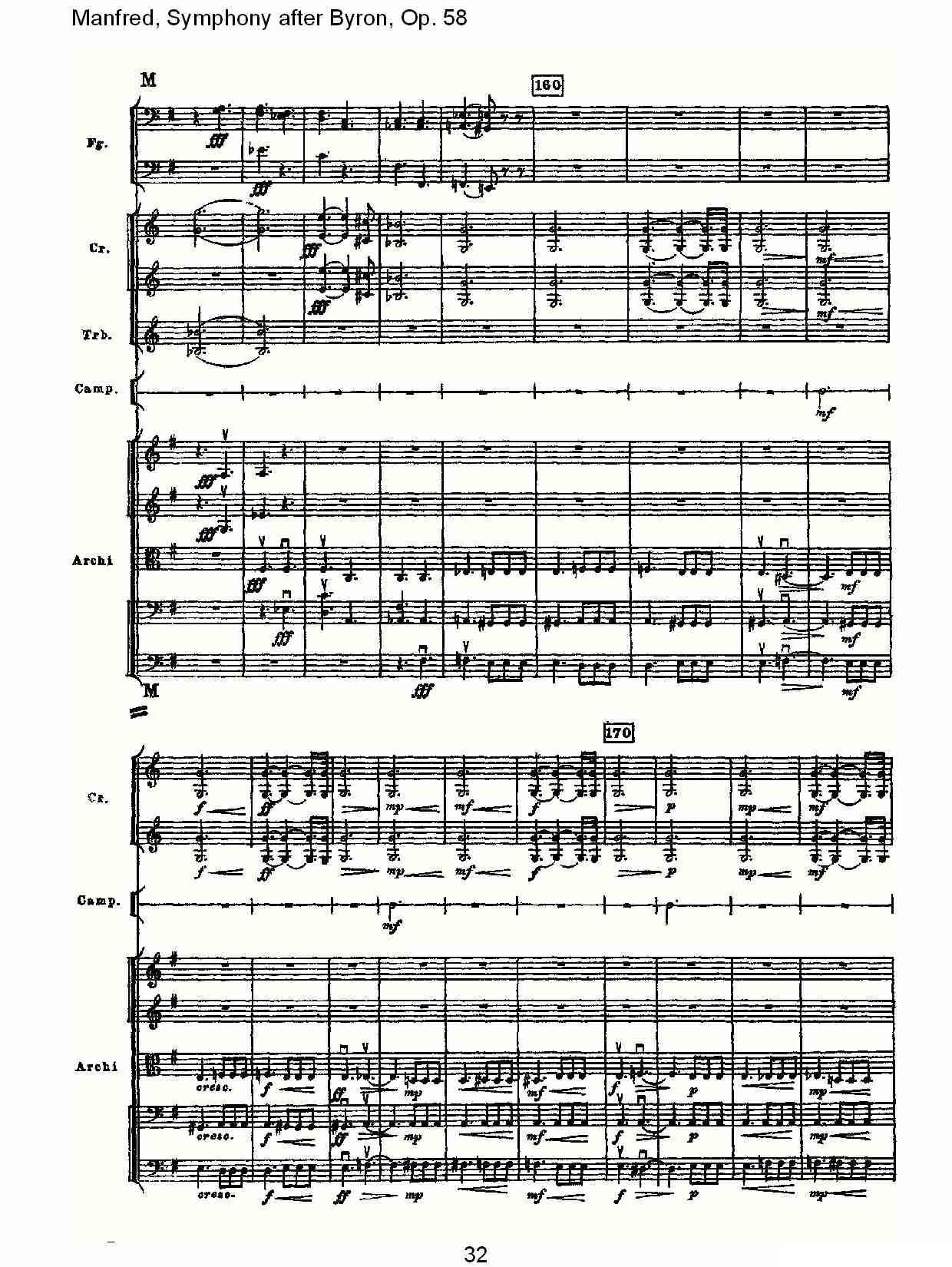 Manfred, Symphony after Byron, Op.58第三乐章（二）其它曲谱（图2）