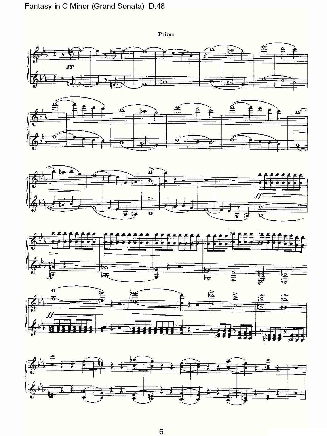 Fantasy in C Minor（Grand Sonata))D.4）其它曲谱（图6）