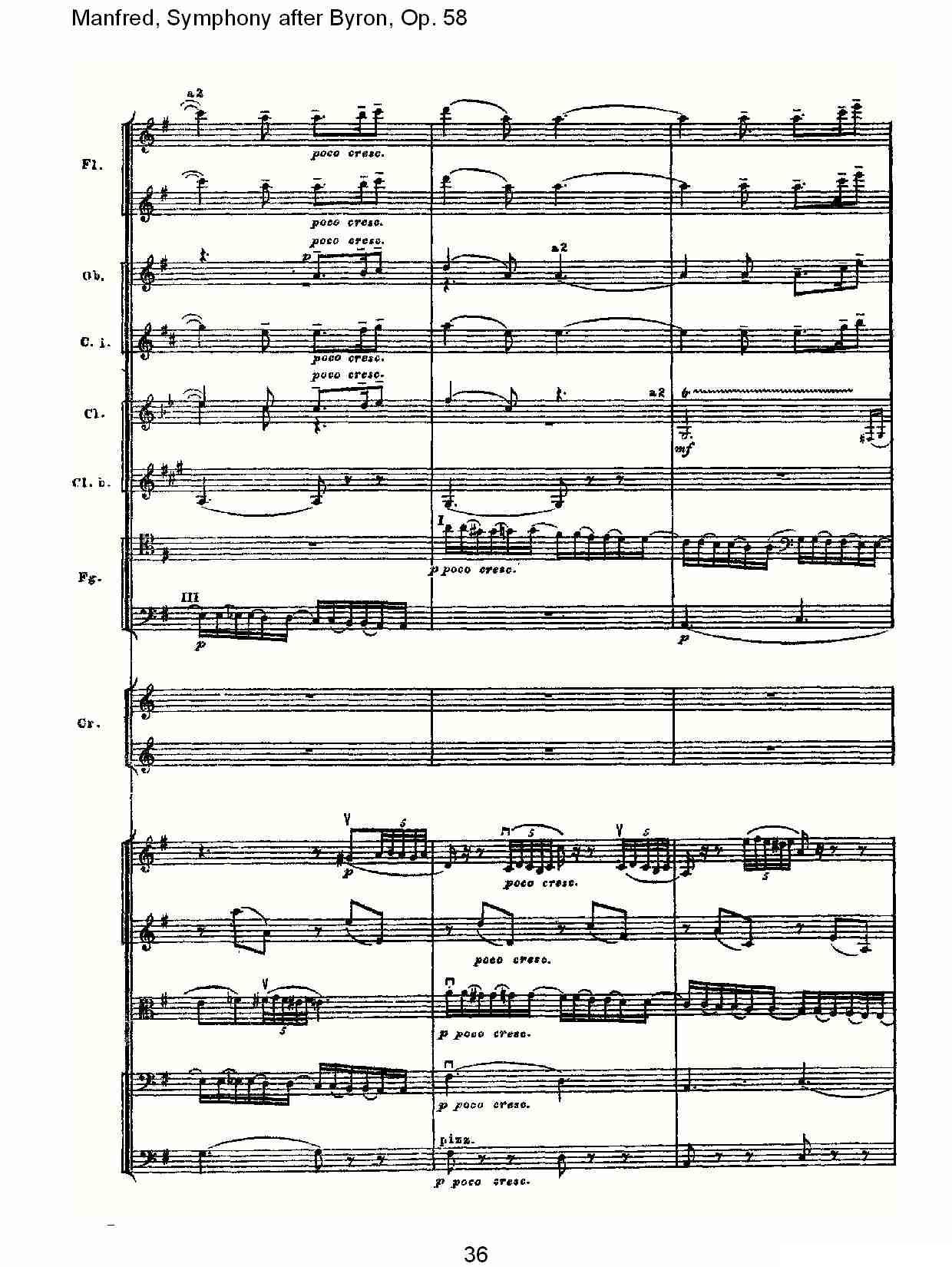 Manfred, Symphony after Byron, Op.58第三乐章（二）其它曲谱（图6）