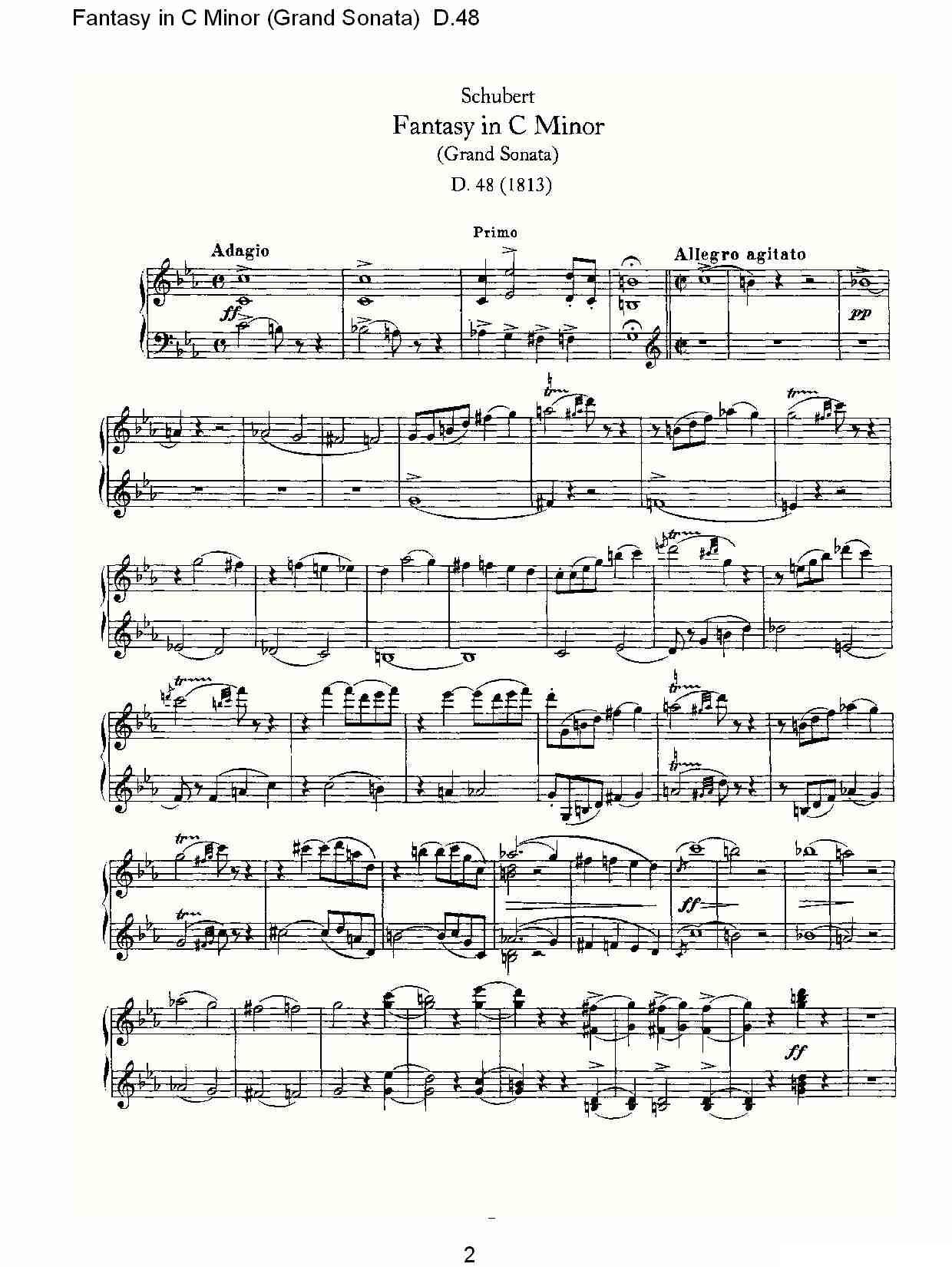 Fantasy in C Minor（Grand Sonata))D.4）其它曲谱（图2）