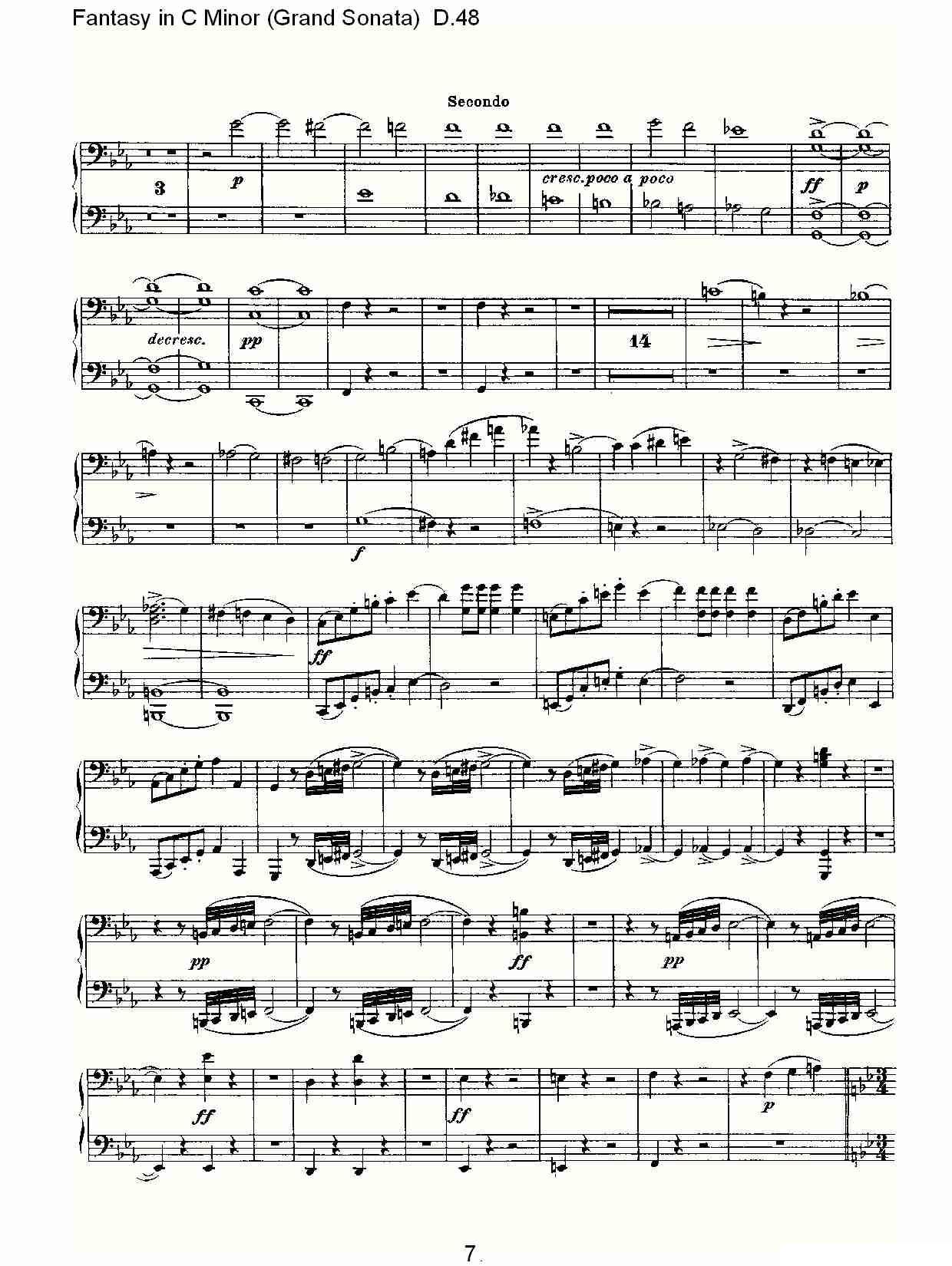Fantasy in C Minor（Grand Sonata))D.4）其它曲谱（图7）