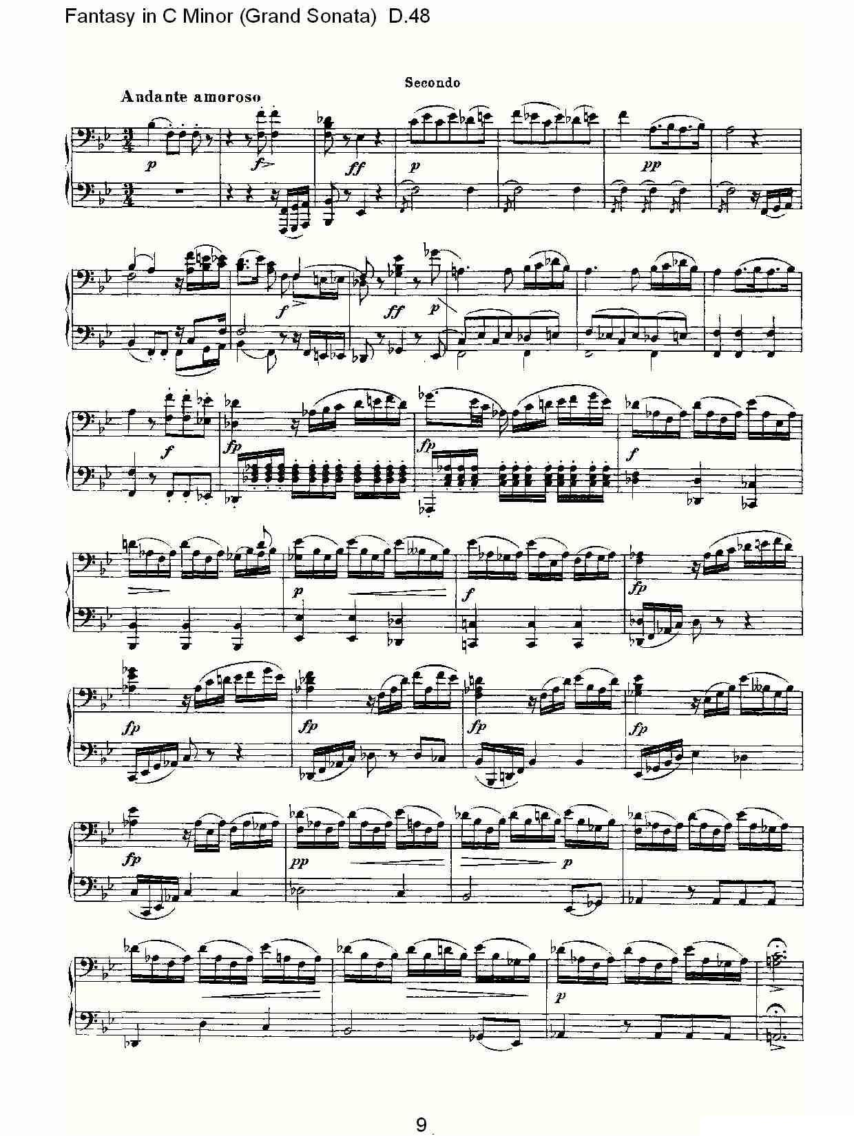 Fantasy in C Minor（Grand Sonata))D.4）其它曲谱（图9）