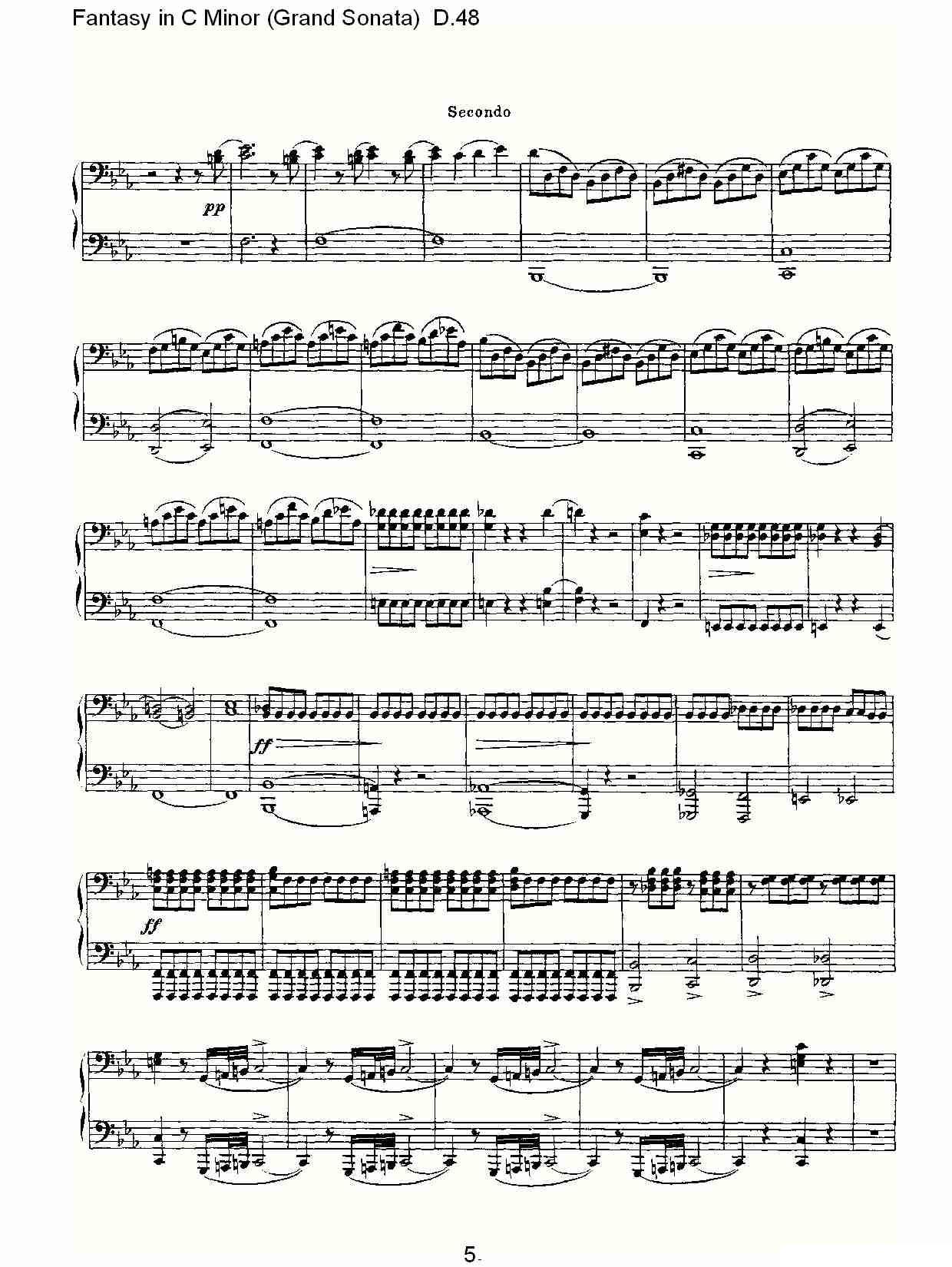 Fantasy in C Minor（Grand Sonata))D.4）其它曲谱（图5）