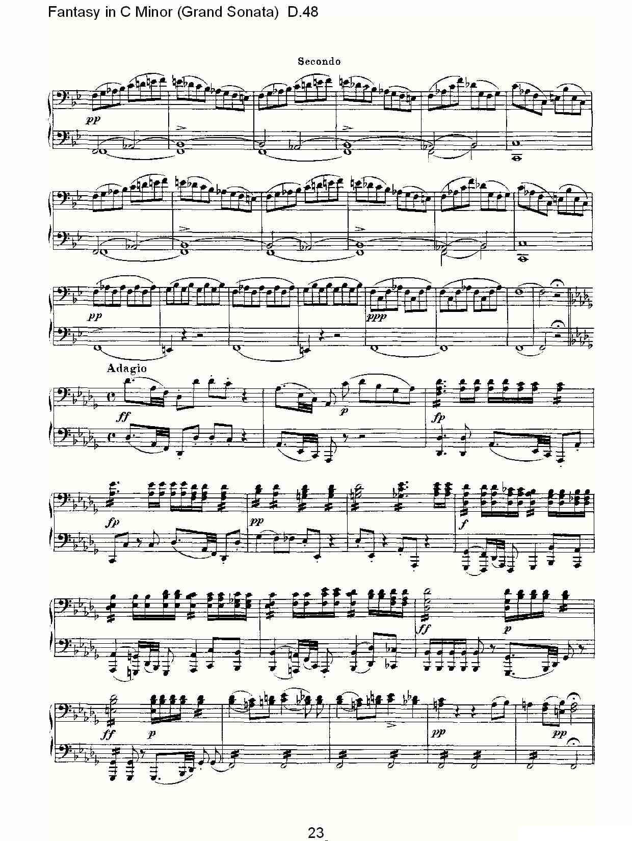 Fantasy in C Minor（Grand Sonata))D.4）其它曲谱（图24）