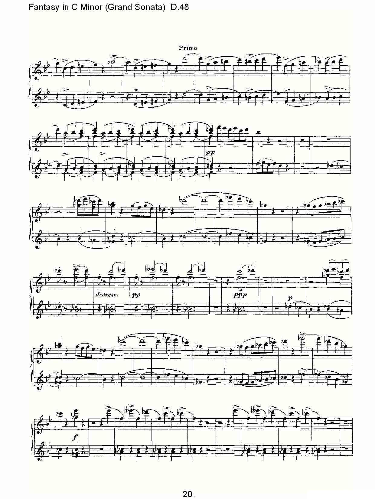 Fantasy in C Minor（Grand Sonata))D.4）其它曲谱（图21）