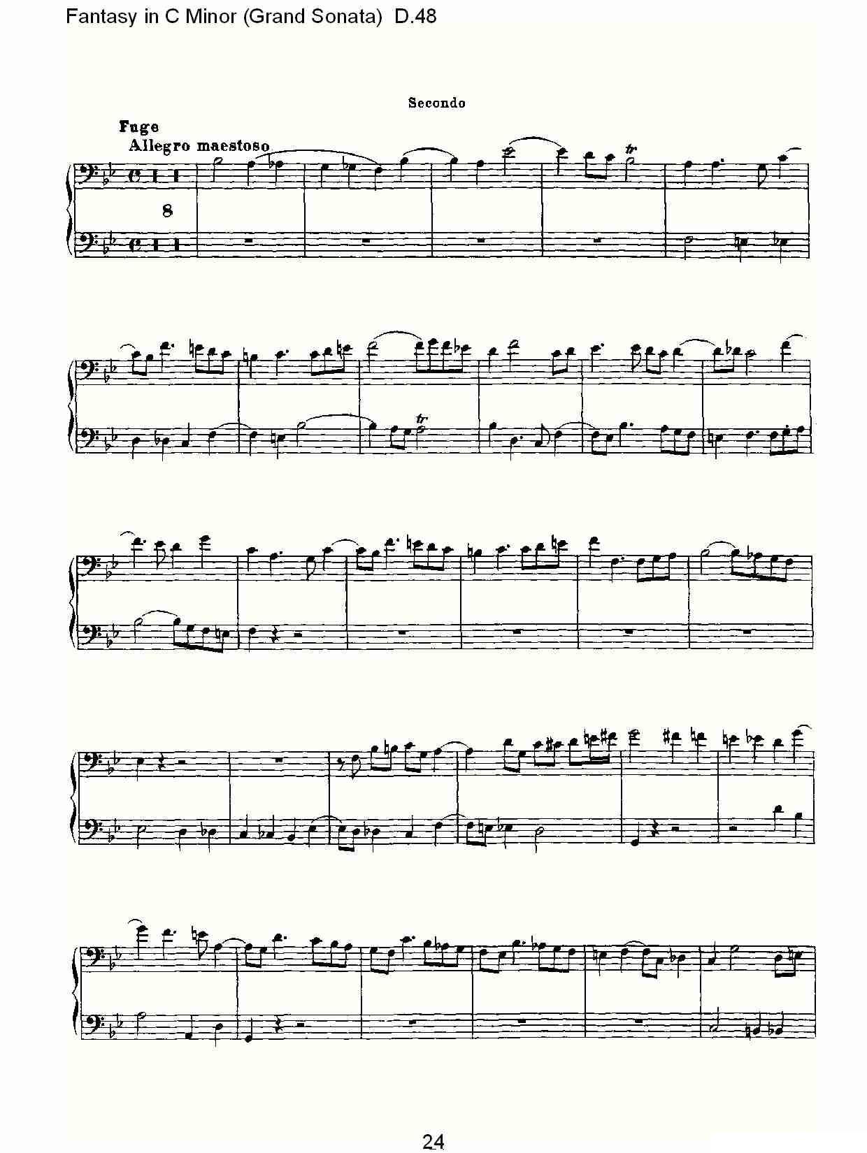 Fantasy in C Minor（Grand Sonata))D.4）其它曲谱（图25）