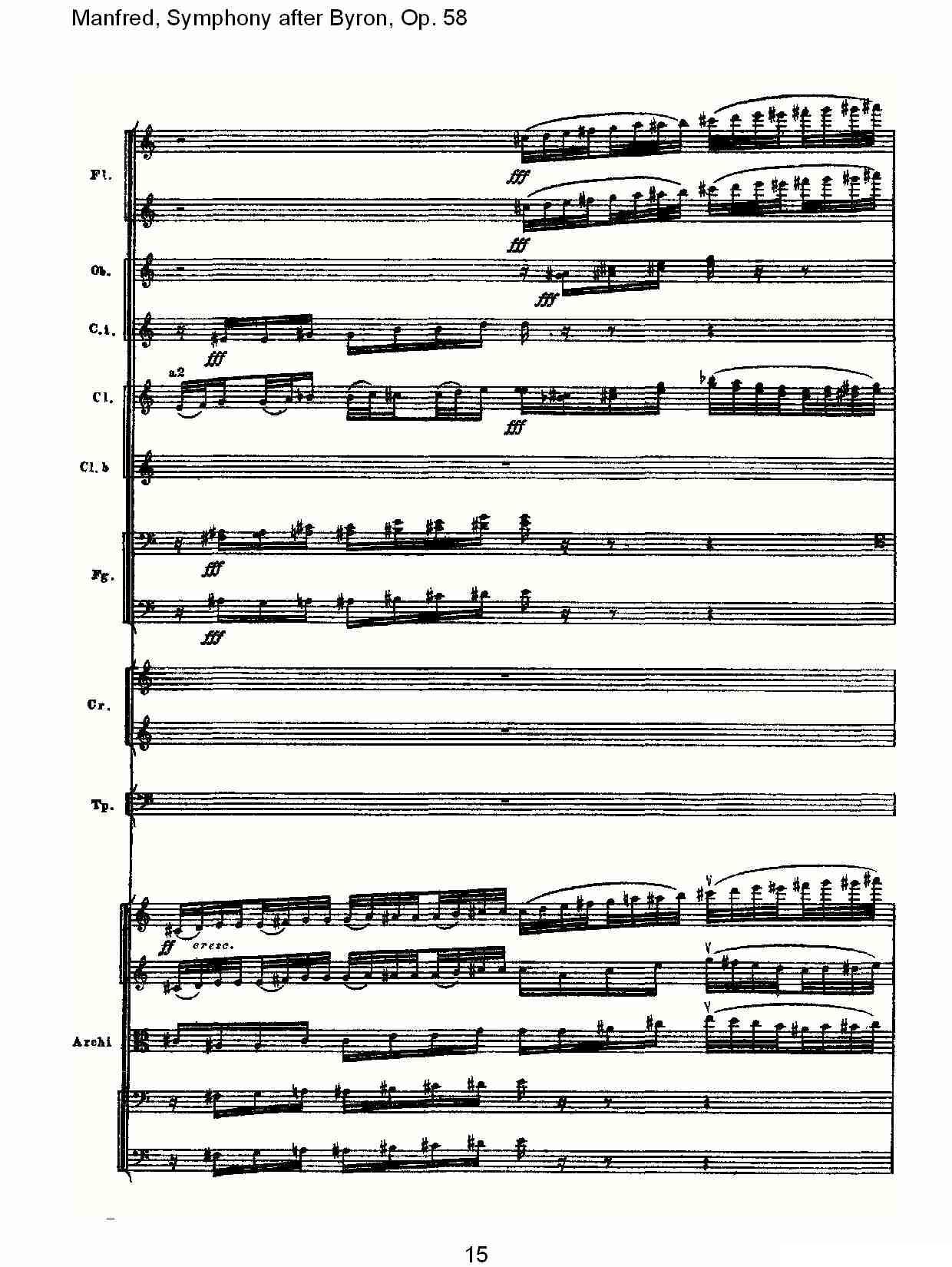 Manfred, Symphony after Byron, Op.58第一乐章（一）其它曲谱（图15）