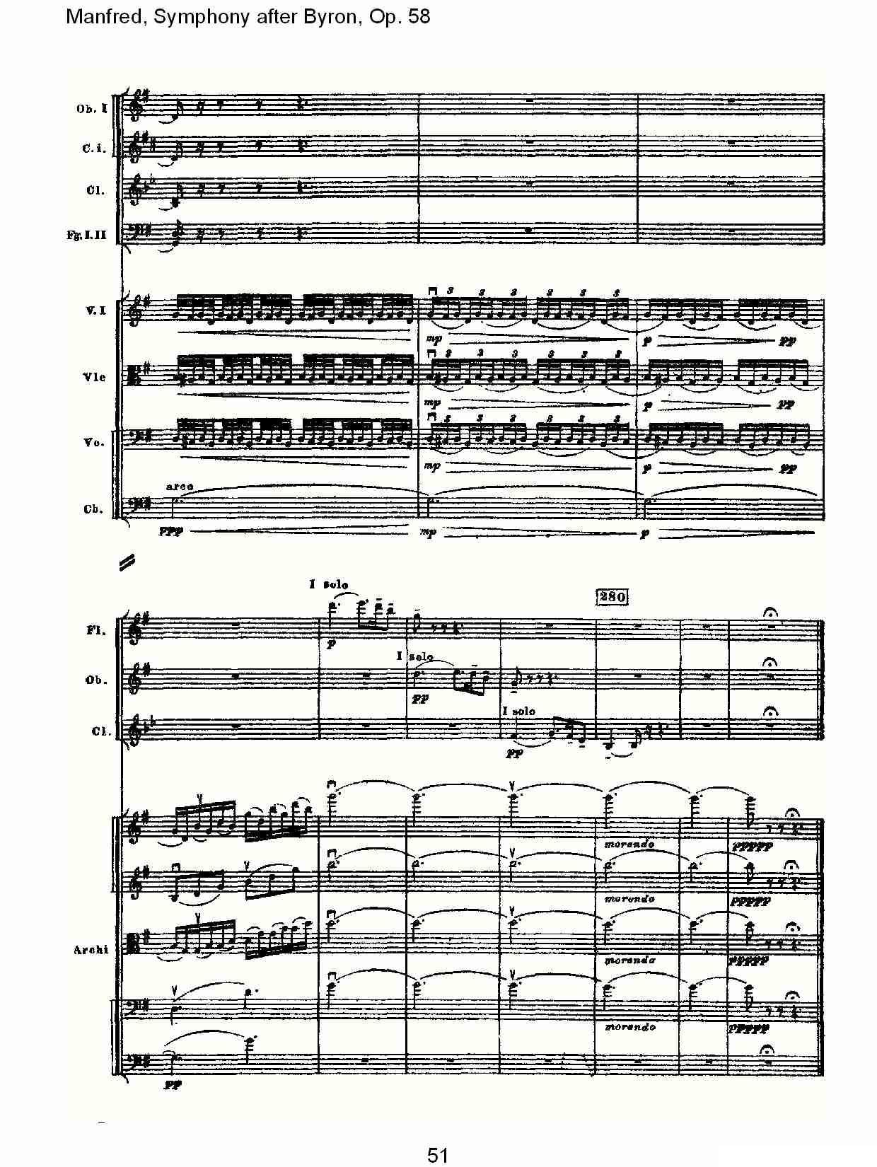 Manfred, Symphony after Byron, Op.58第三乐章（二）其它曲谱（图21）