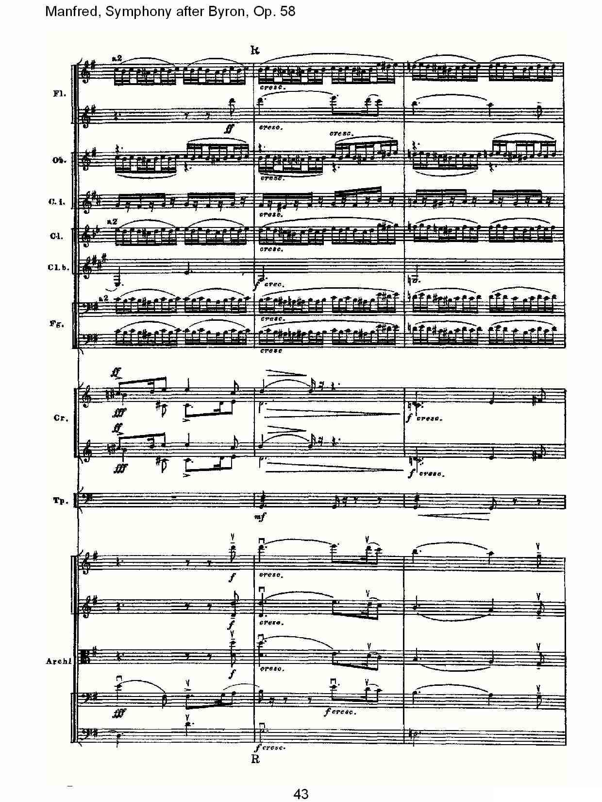 Manfred, Symphony after Byron, Op.58第三乐章（二）其它曲谱（图13）