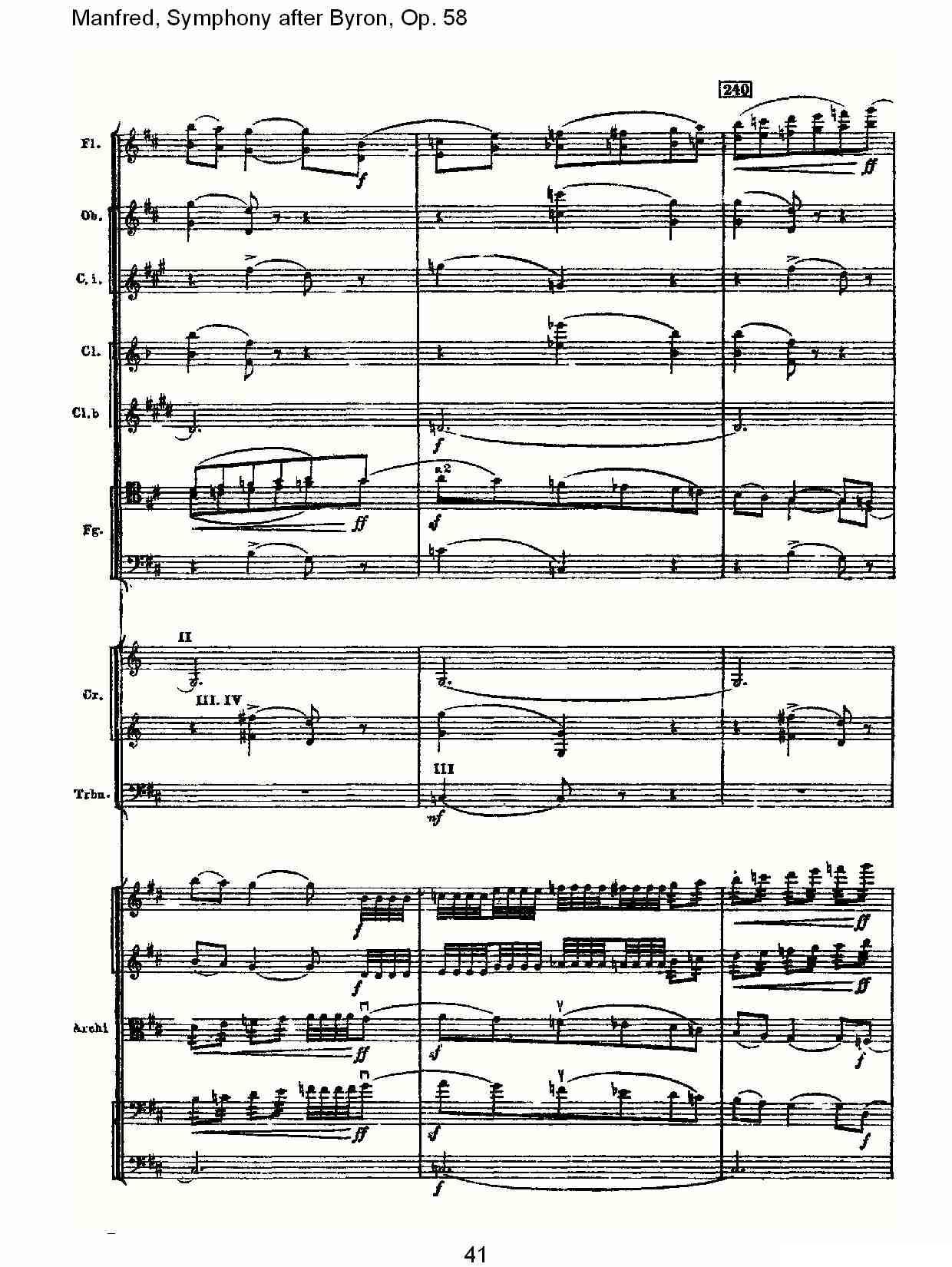 Manfred, Symphony after Byron, Op.58第一乐章（二）其它曲谱（图6）