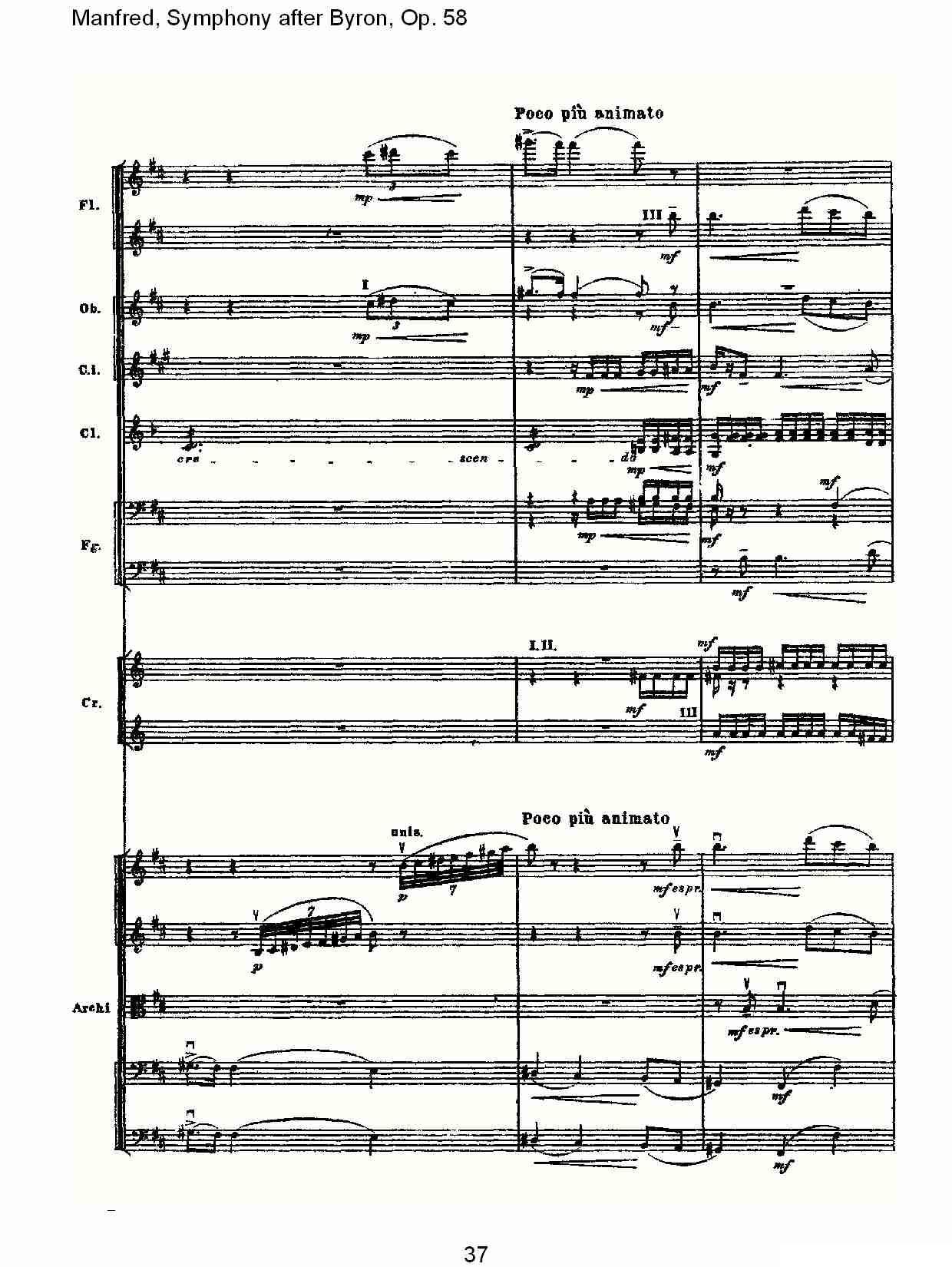 Manfred, Symphony after Byron, Op.58第一乐章（二）其它曲谱（图2）