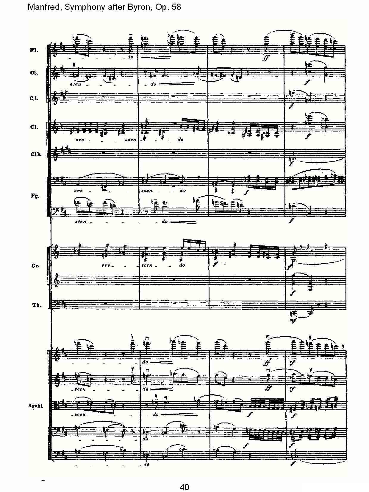 Manfred, Symphony after Byron, Op.58第一乐章（二）其它曲谱（图5）