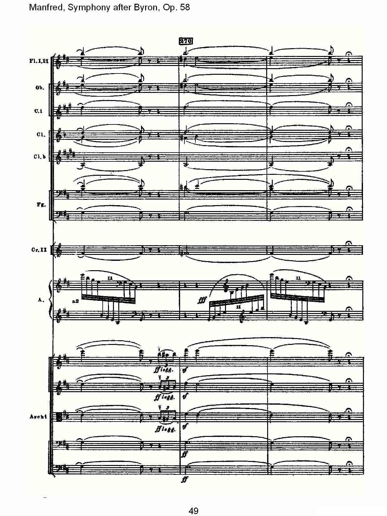 Manfred, Symphony after Byron, Op.58第一乐章（二）其它曲谱（图14）