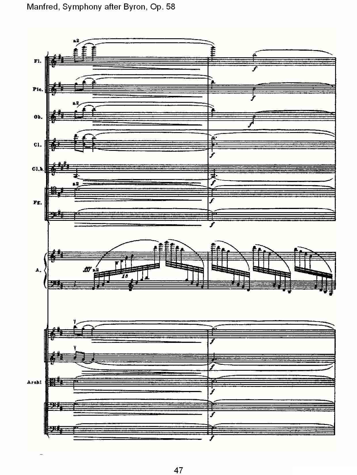 Manfred, Symphony after Byron, Op.58第一乐章（二）其它曲谱（图12）
