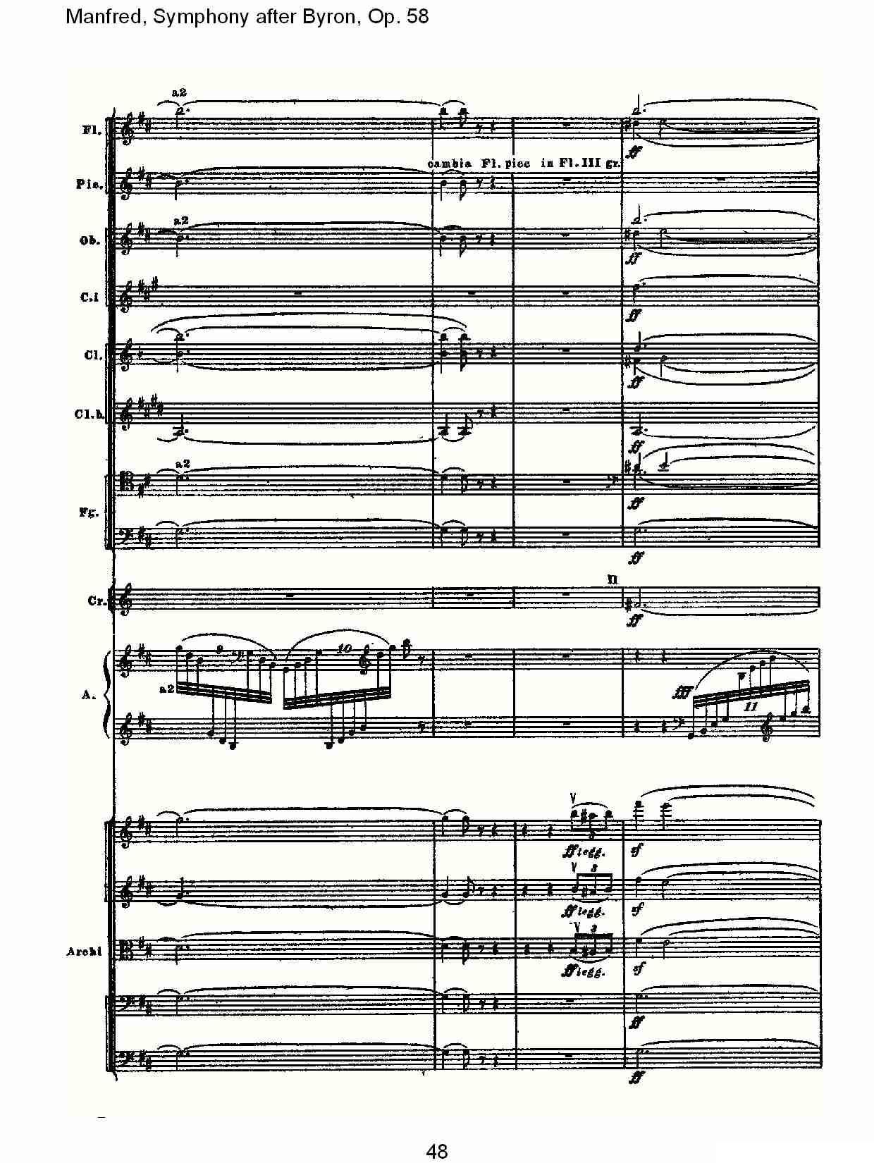 Manfred, Symphony after Byron, Op.58第一乐章（二）其它曲谱（图13）