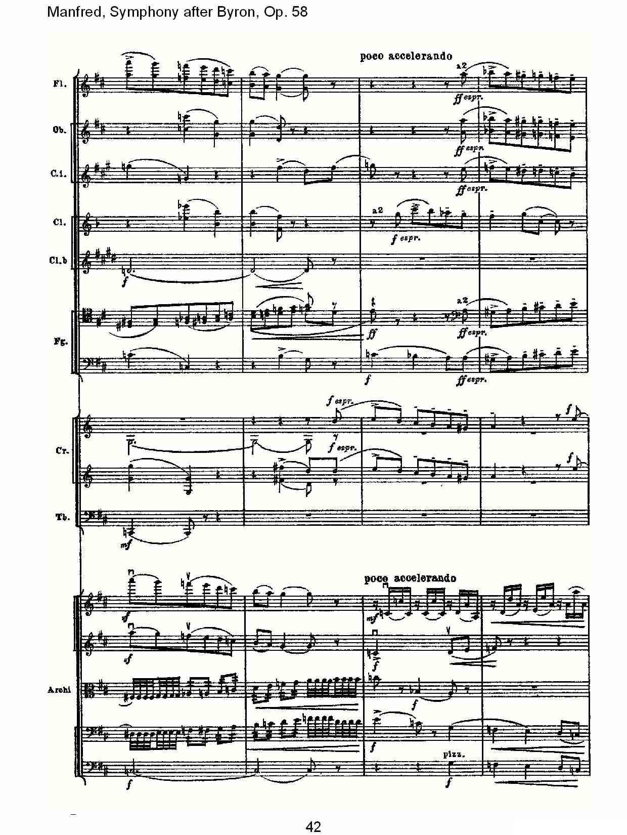 Manfred, Symphony after Byron, Op.58第一乐章（二）其它曲谱（图7）