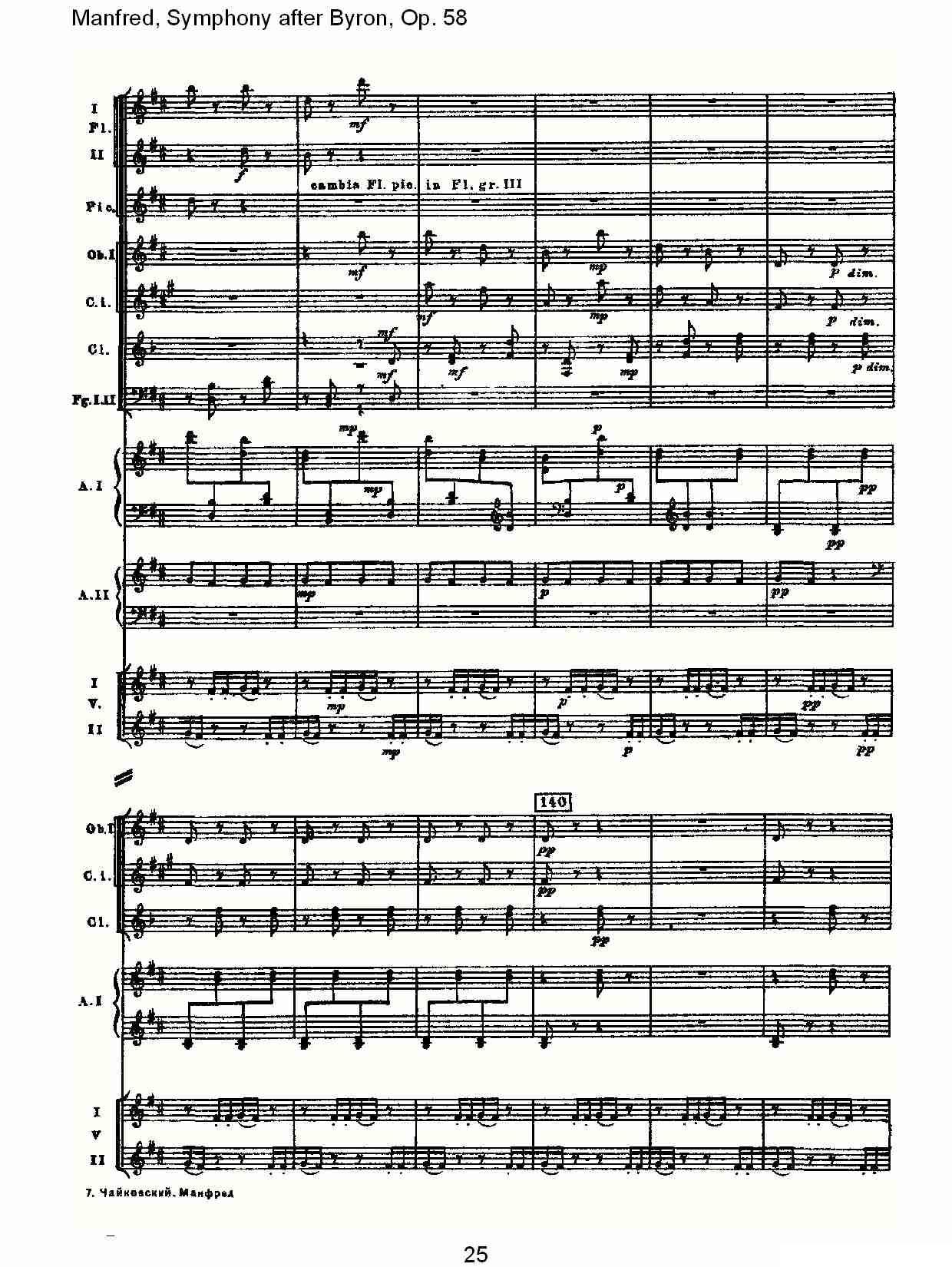 Manfred, Symphony after Byron, Op.58第二乐章（一）其它曲谱（图26）