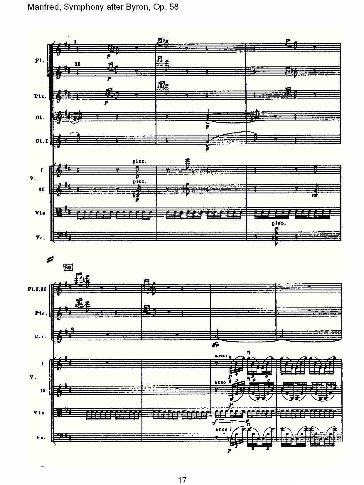 Manfred, Symphony after Byron, Op.58第二乐章（一）其它曲谱（图18）