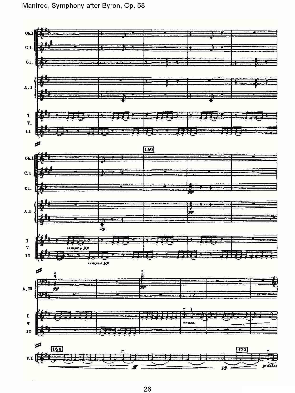 Manfred, Symphony after Byron, Op.58第二乐章（一）其它曲谱（图27）